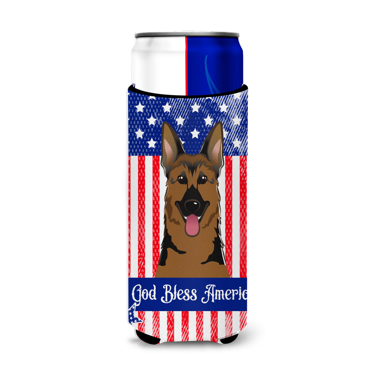 Caroline'S Treasures Bb2141Muk German Shepherd Michelob Ultra For Slim Cans, Multicolor