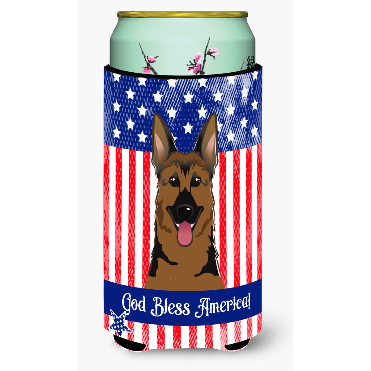 Caroline'S Treasures Bb2141Tbc German Shepherd Tall Boy Hugger Koozie, Multicolor