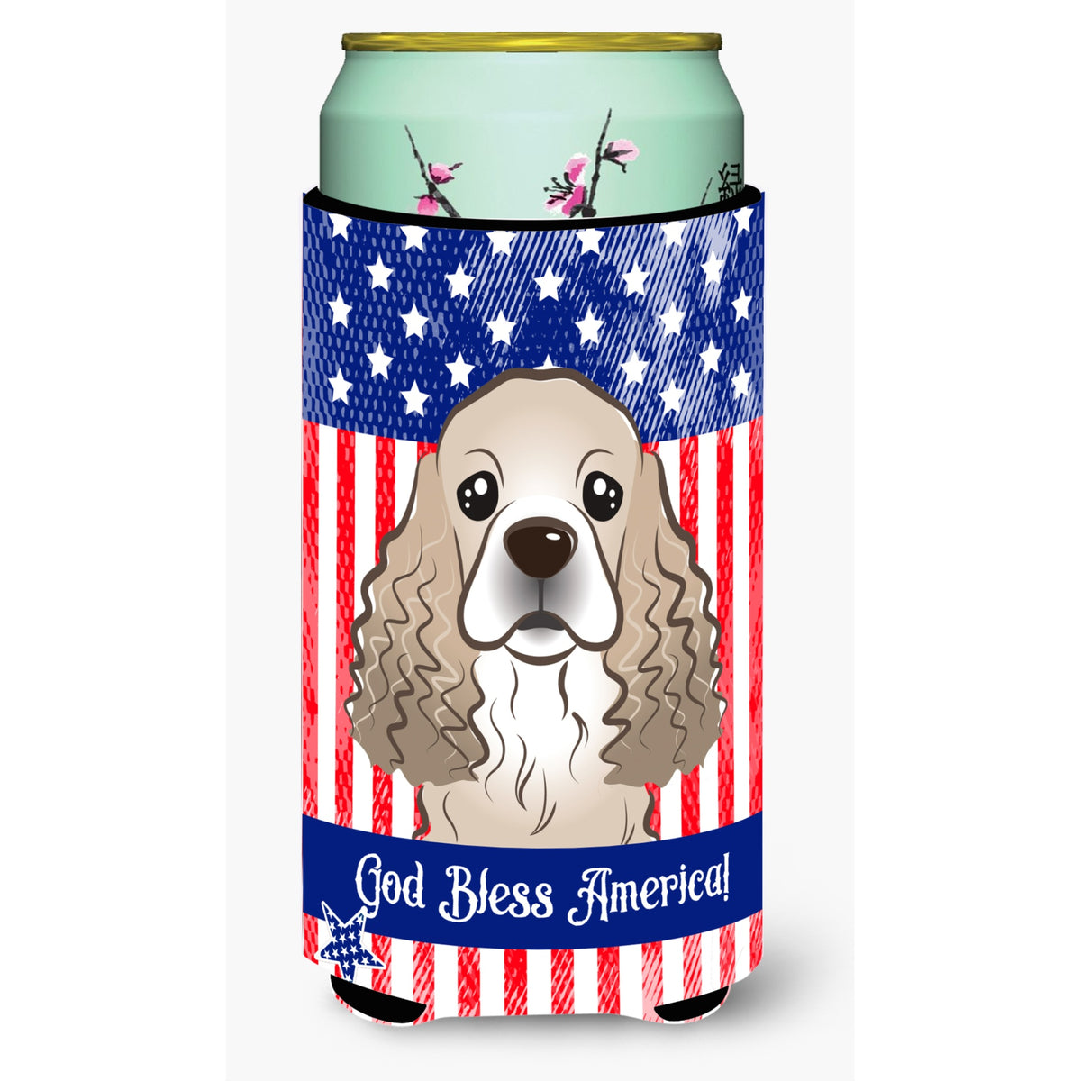 Caroline'S Treasures Bb2146Tbc Cocker Spaniel Tall Boy Hugger Koozie, Multicolor