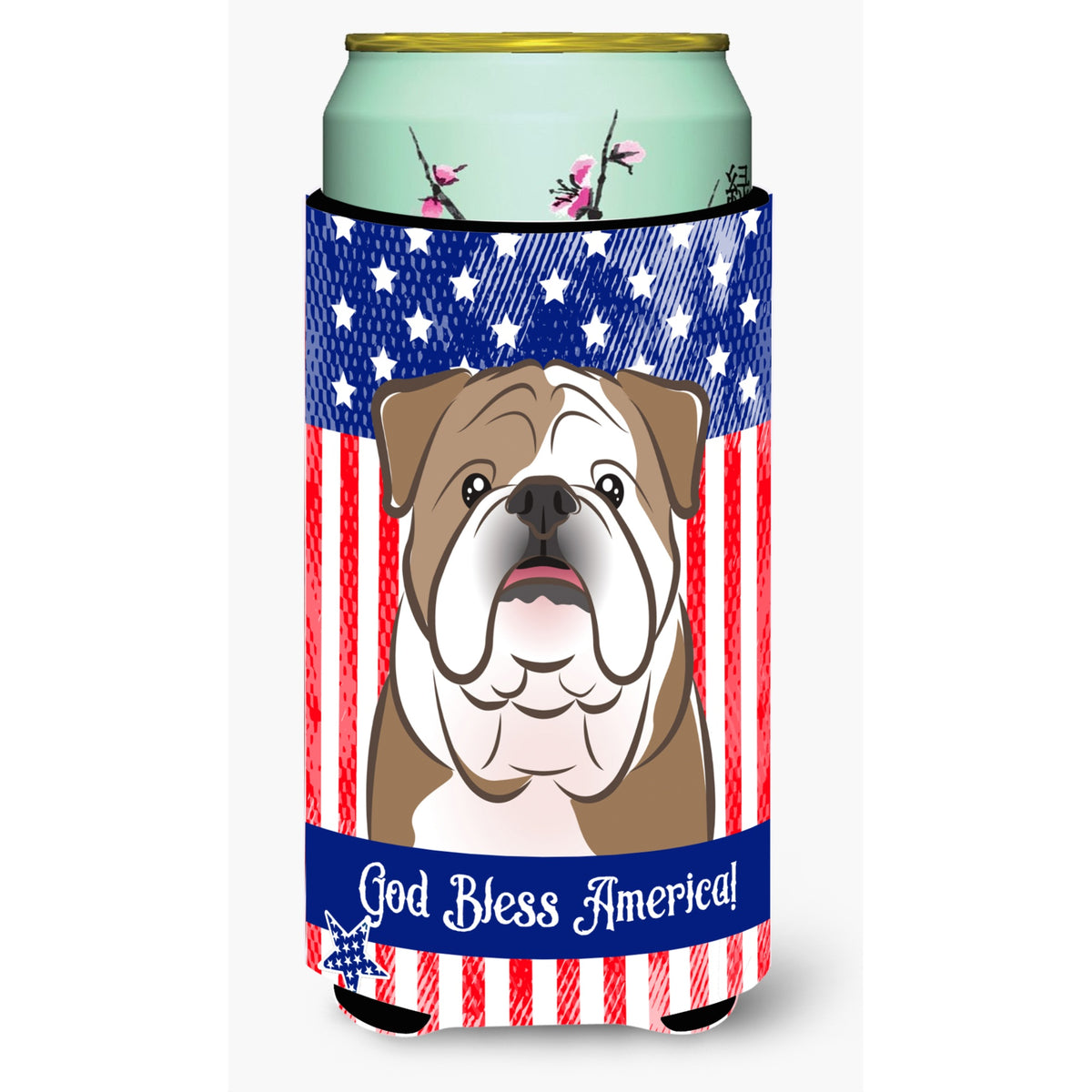 Caroline'S Treasures Bb2149Tbc English Bulldog Tall Boy Hugger Koozie, Multicolor