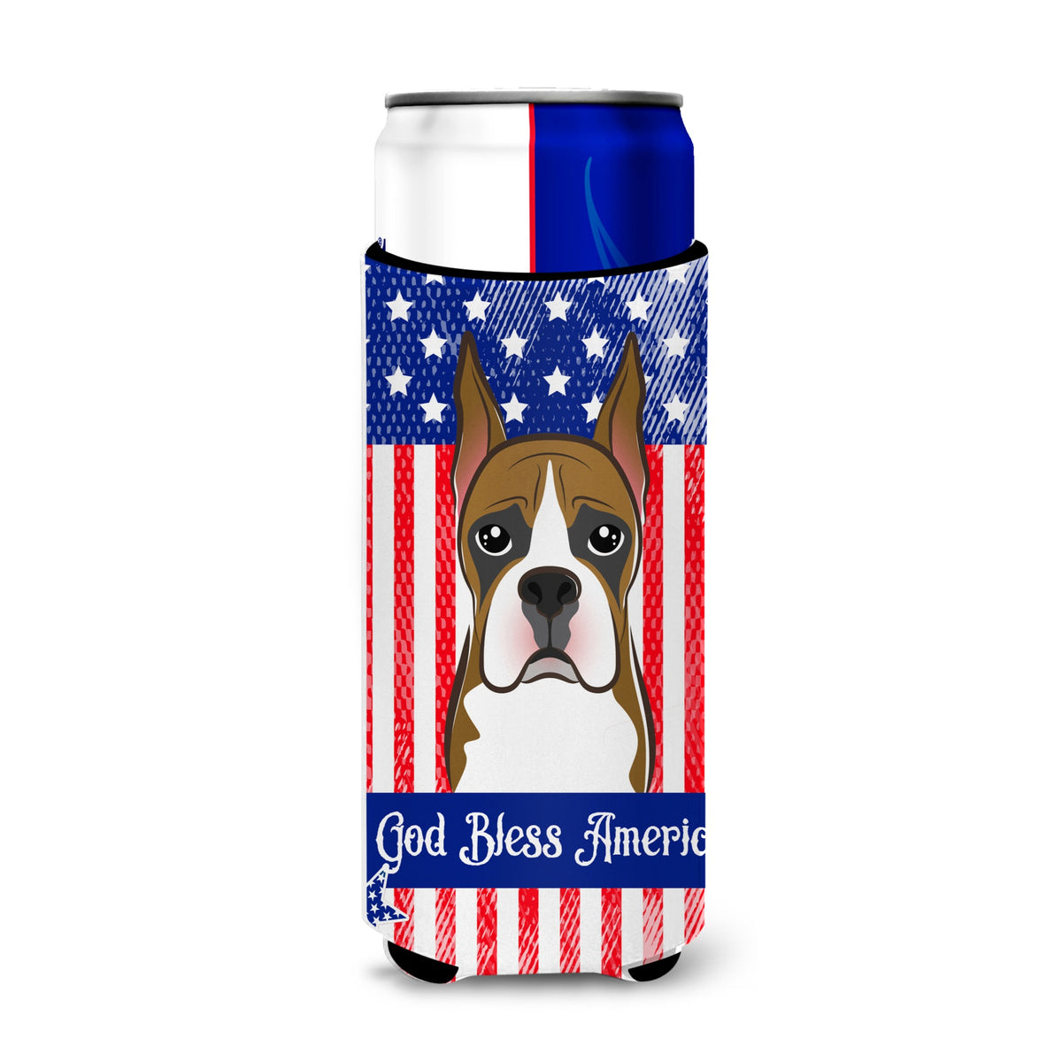 Caroline'S Treasures Bb2153Muk Boxer Michelob Ultra For Slim Cans, Multicolor