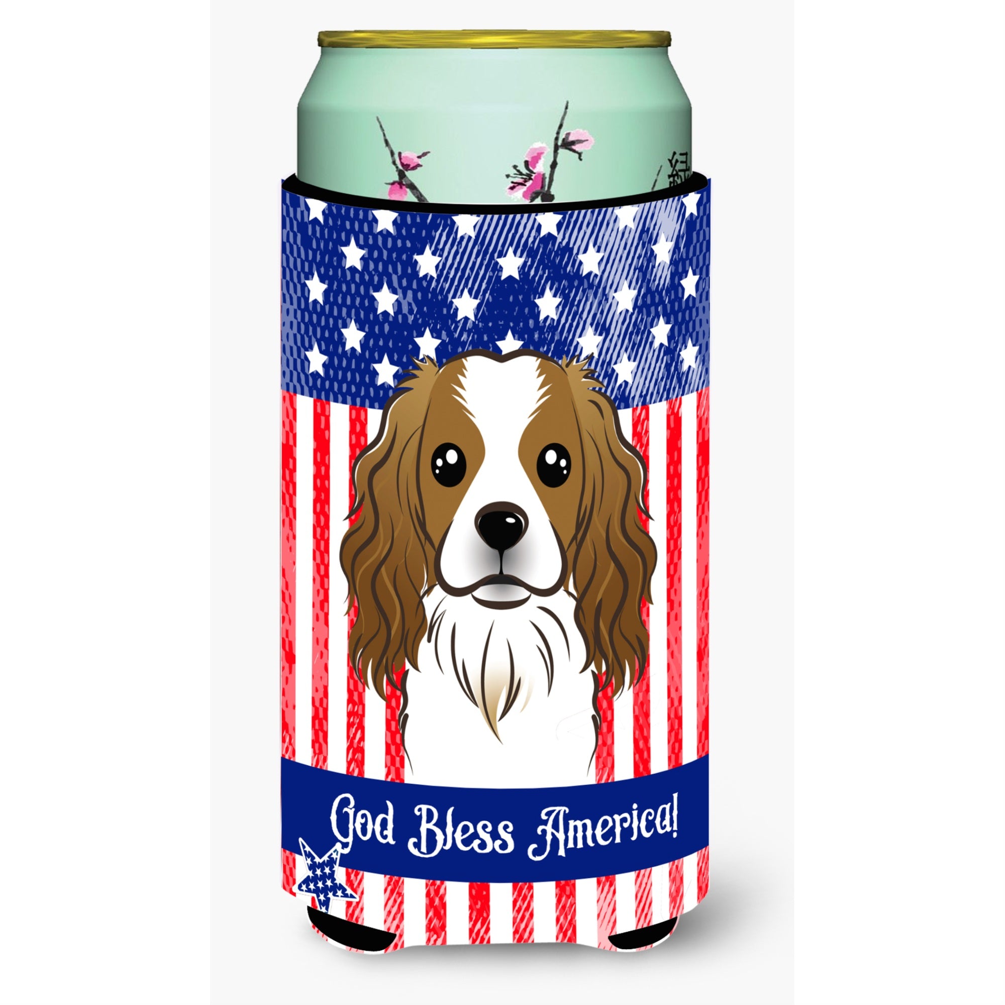 Caroline'S Treasures Bb2154Tbc Cavalier Spaniel Tall Boy Hugger Koozie, Multicolor