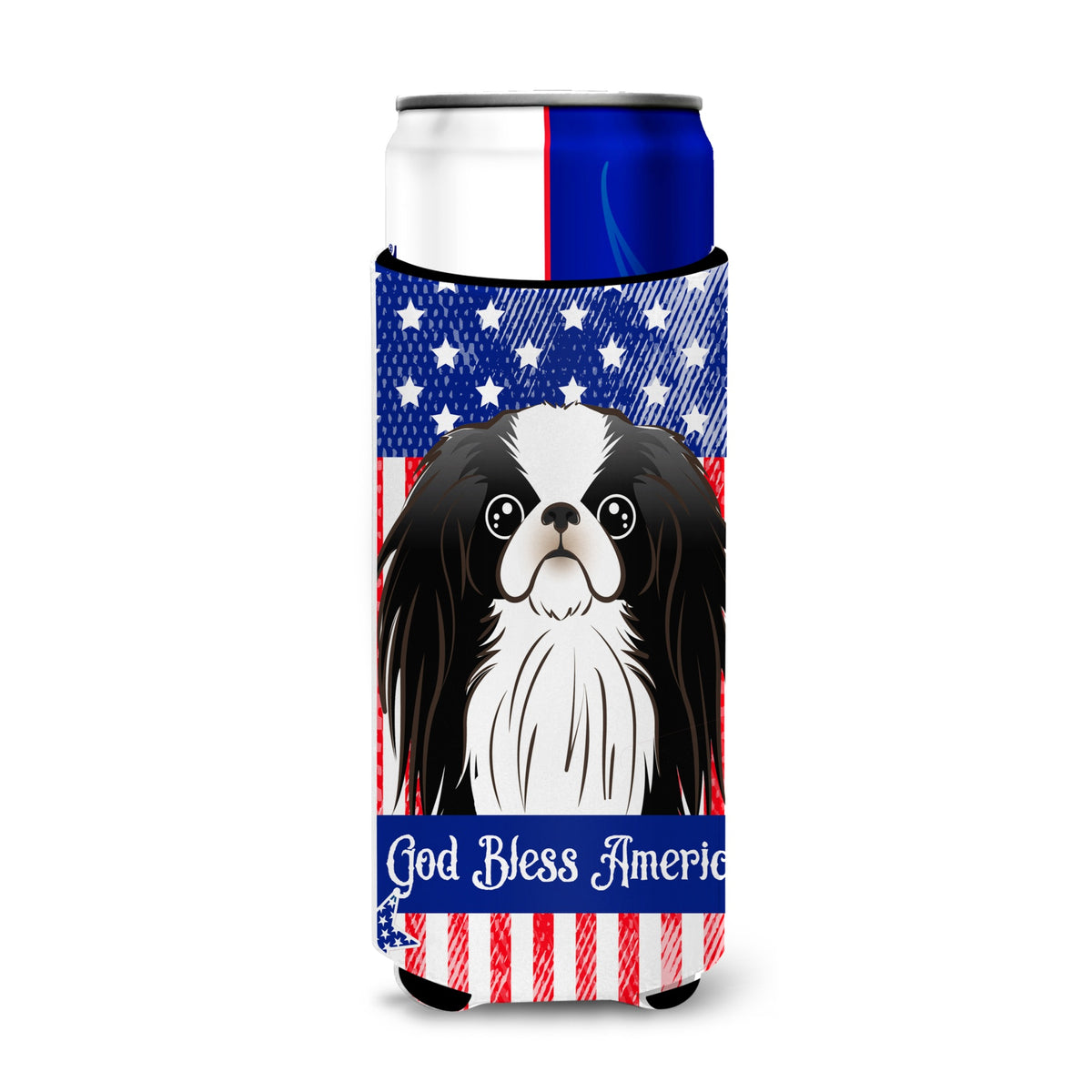Caroline'S Treasures Bb2160Muk Japanese Chin Michelob Ultra Koozies For Slim Cans, Multicolor