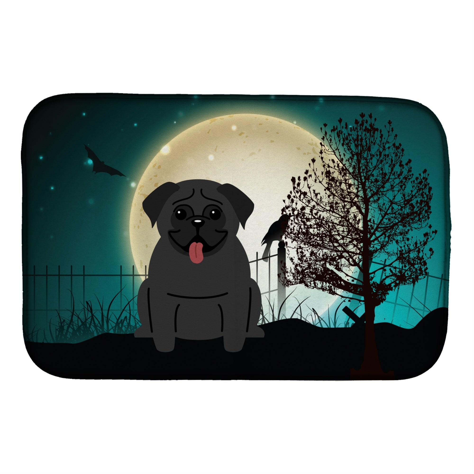 Caroline'S Treasures Bb2196Ddm Dish Drying Mat, 14 X 21, Halloween