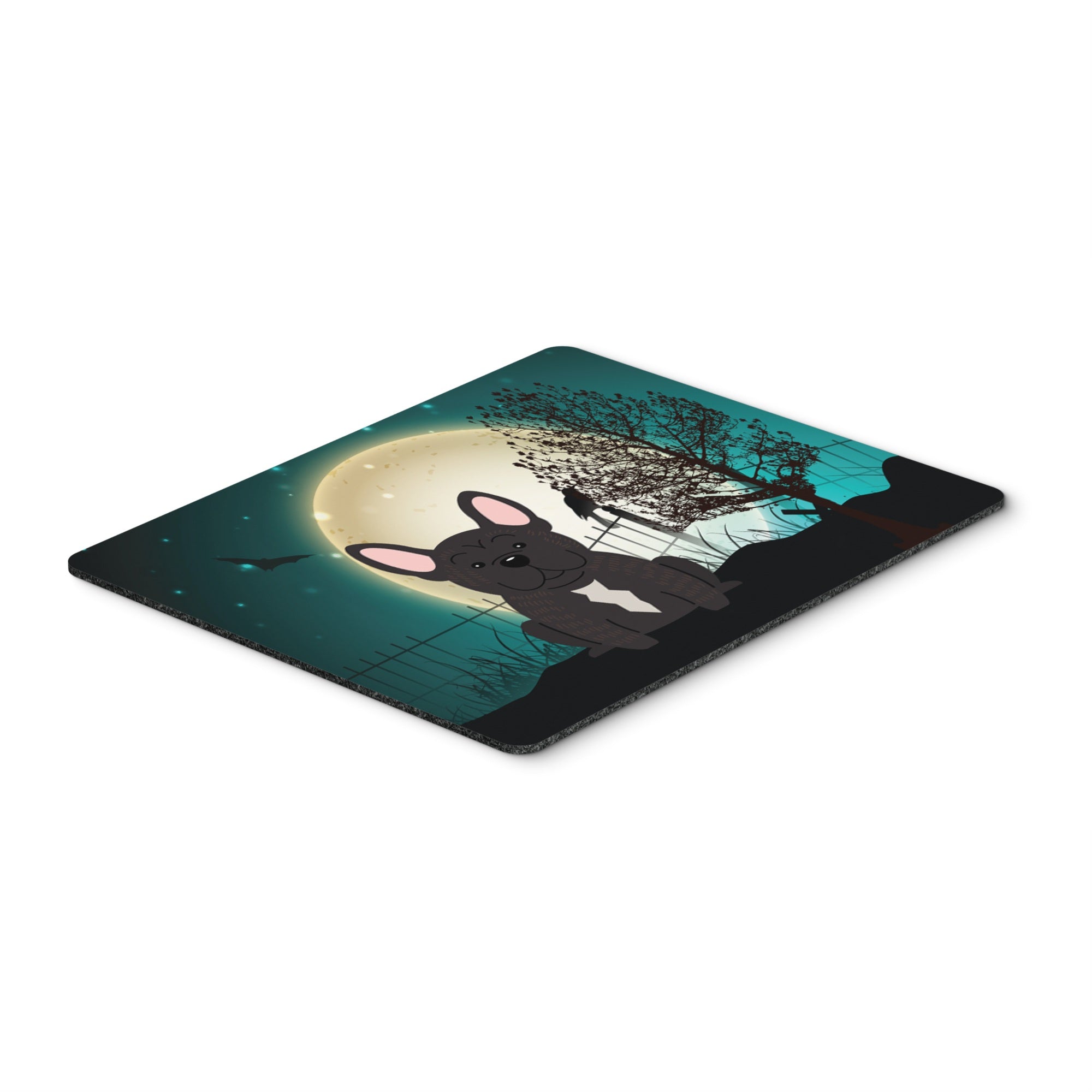 Caroline'S Treasures Halloween Scary French Bulldog Brindle Mouse Pad,  Multicolor, 7.75X9.25 (Bb2199Mp)