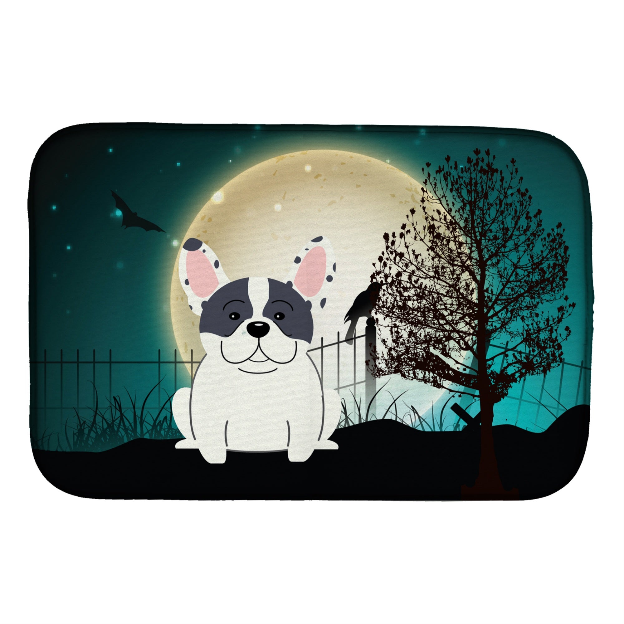 Caroline'S Treasures Adds A Touch Of Flair Dish Drying Mat, 14 X 21, Halloween