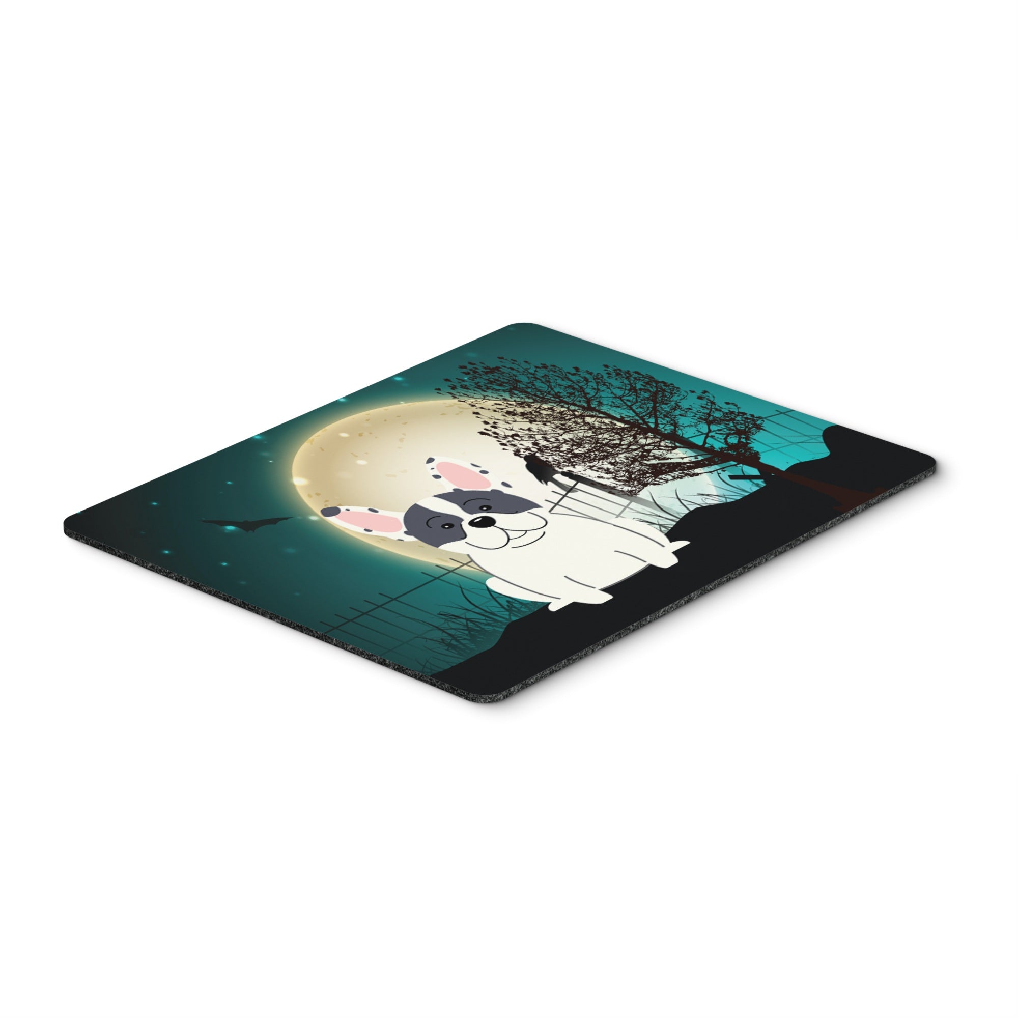 Caroline'S Treasures Halloween Scary French Bulldog Piebald Mouse Pad,  Multicolor, 7.75X9.25 (Bb2201Mp)