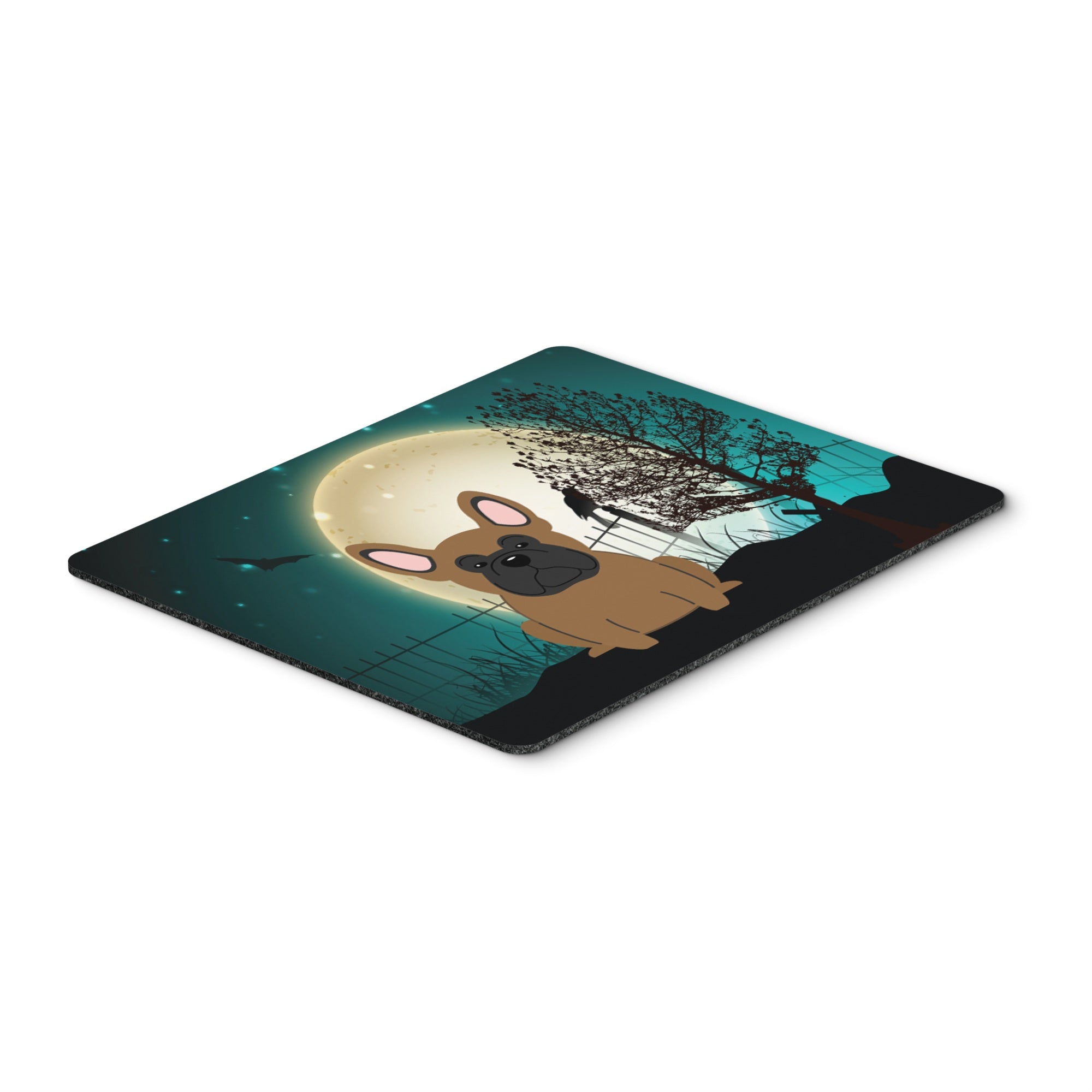 Caroline'S Treasures Halloween Scary French Bulldog Brown Mouse Pad,  Multicolor, 7.75X9.25 (Bb2203Mp)