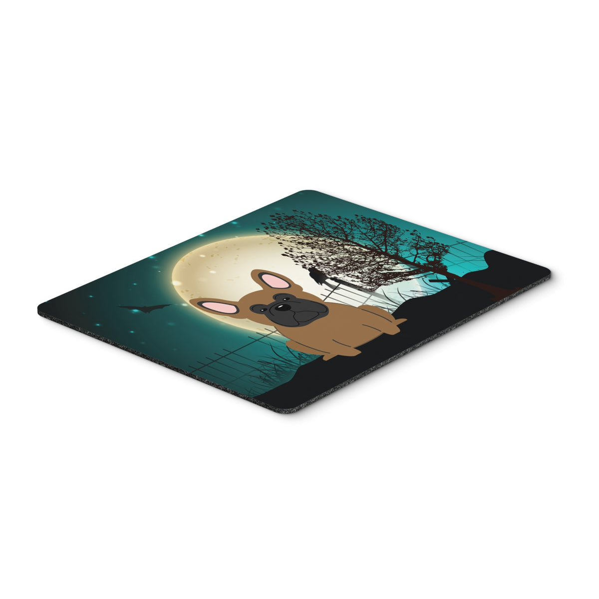 Caroline'S Treasures Halloween Scary French Bulldog Brown Mouse Pad,  Multicolor, 7.75X9.25 (Bb2203Mp)