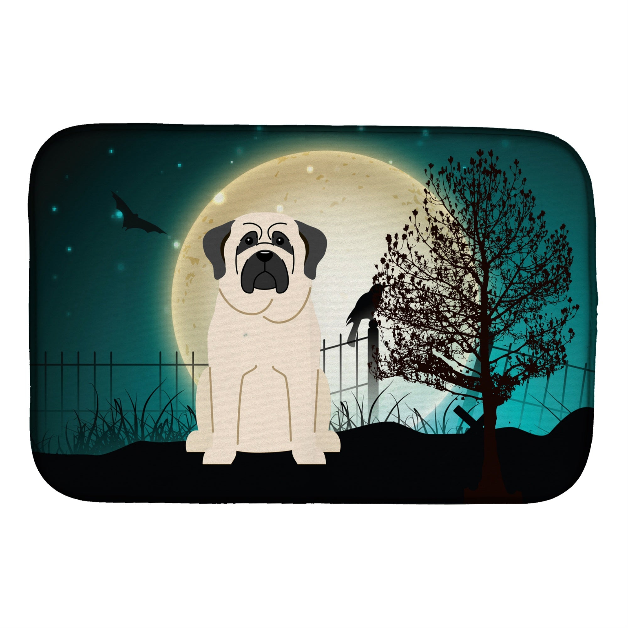 Caroline'S Treasures Bb2207Ddm Dish Drying Mat, 14 X 21, Halloween