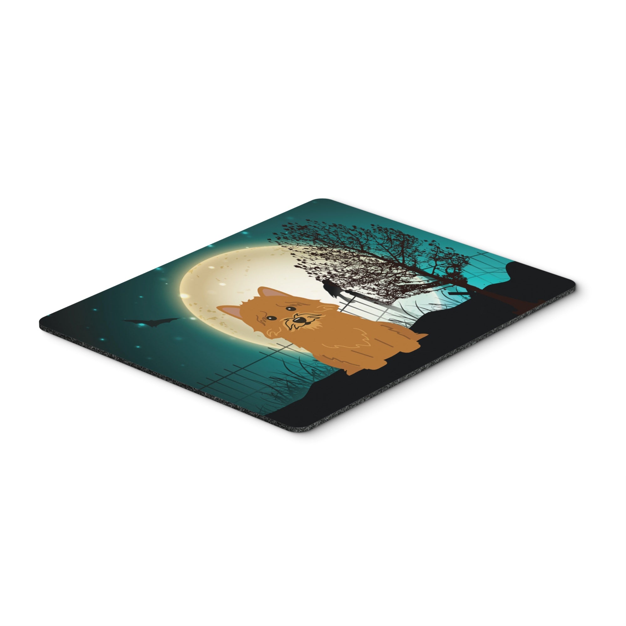 Caroline'S Treasures Halloween Scary Norwich Terrier Mouse Pad,  Multicolor, 7.75X9.25 (Bb2210Mp)