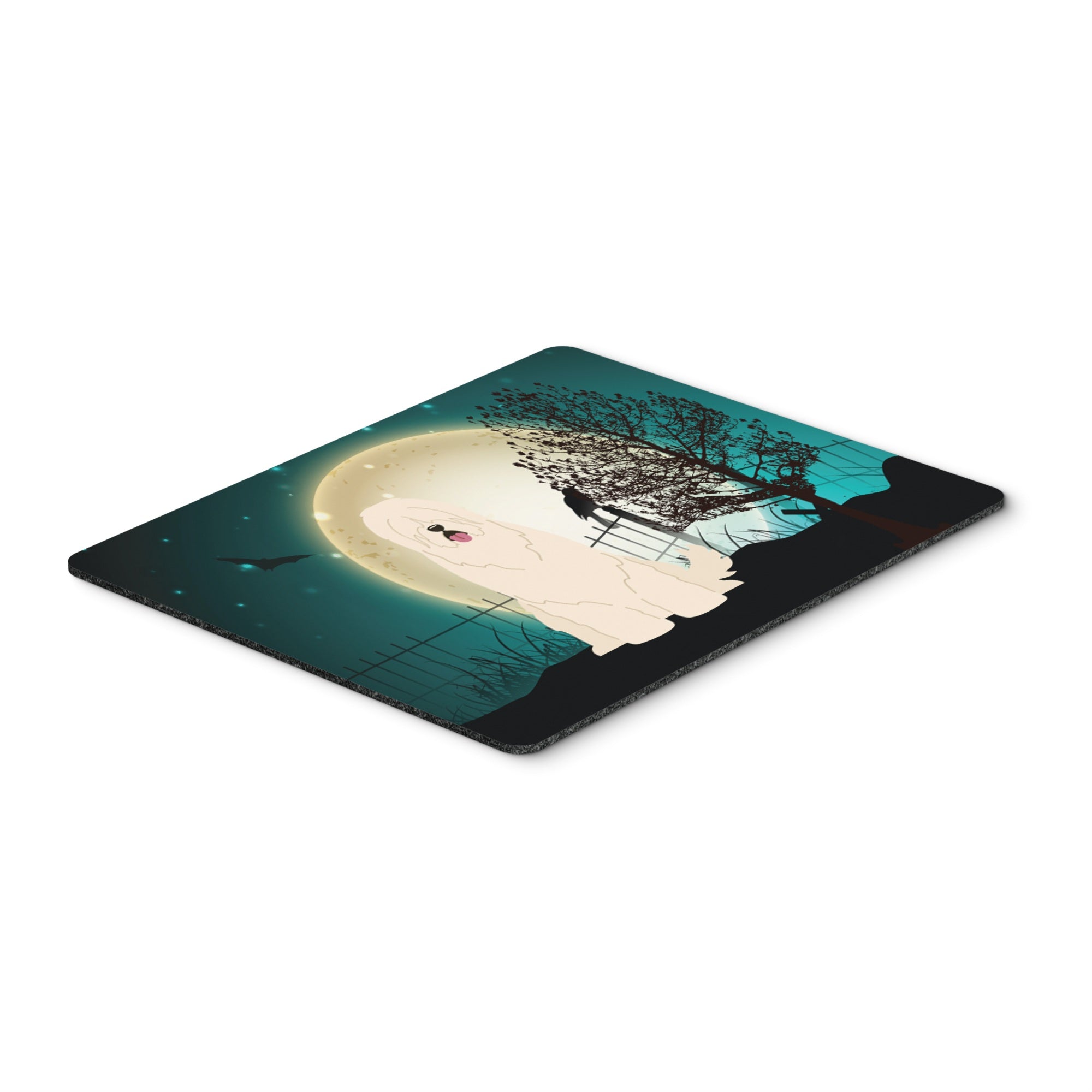 Caroline'S Treasures Halloween Scary South Russian Sheepdog Mouse Pad,  Multicolor, 7.75X9.25 (Bb2214Mp)