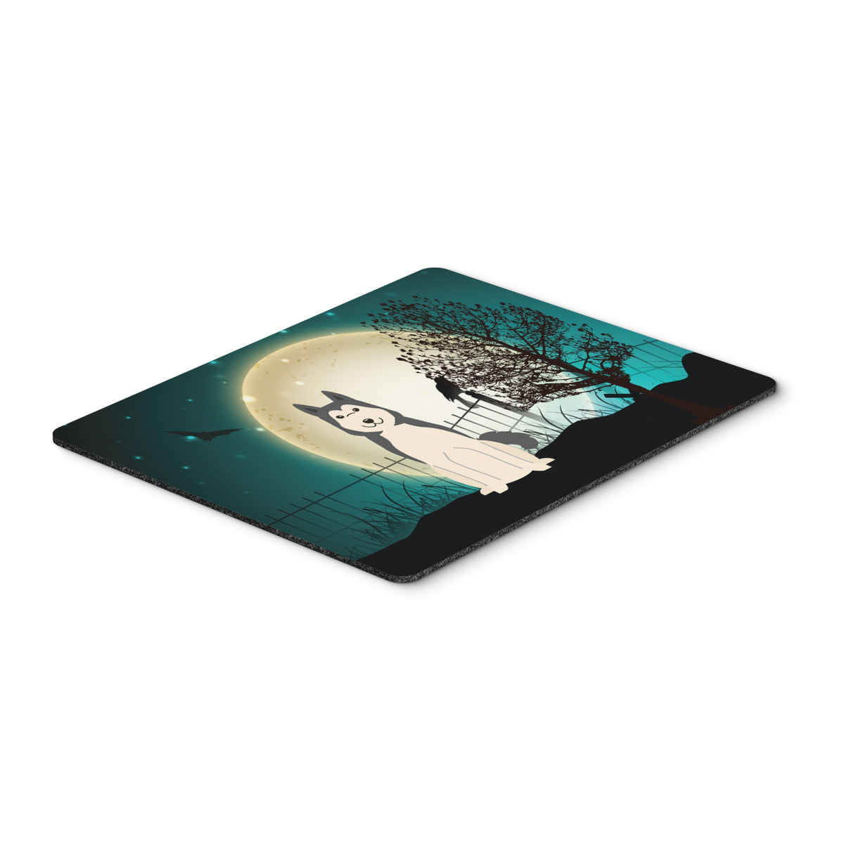 Caroline'S Treasures Halloween Scary West Siberian Laika Spitz Mouse Pad,  Multicolor, 7.75X9.25 (Bb2215Mp)