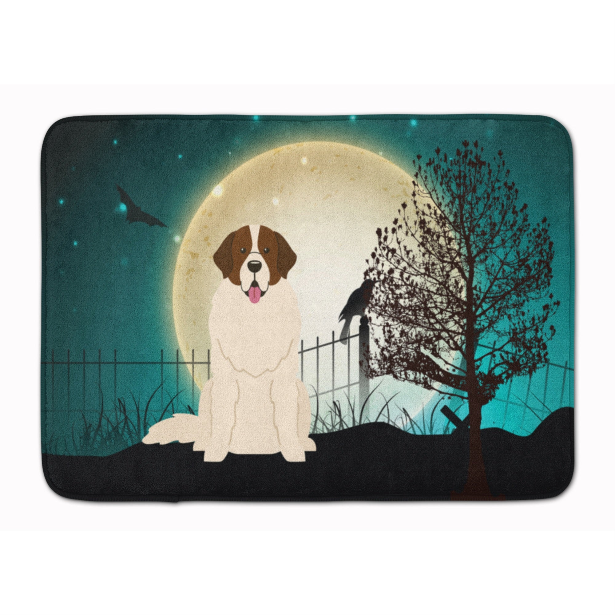 Caroline'S Treasures Halloween Scary Moscow Watchdog Floor Mat, 19 X 27, Multicolor