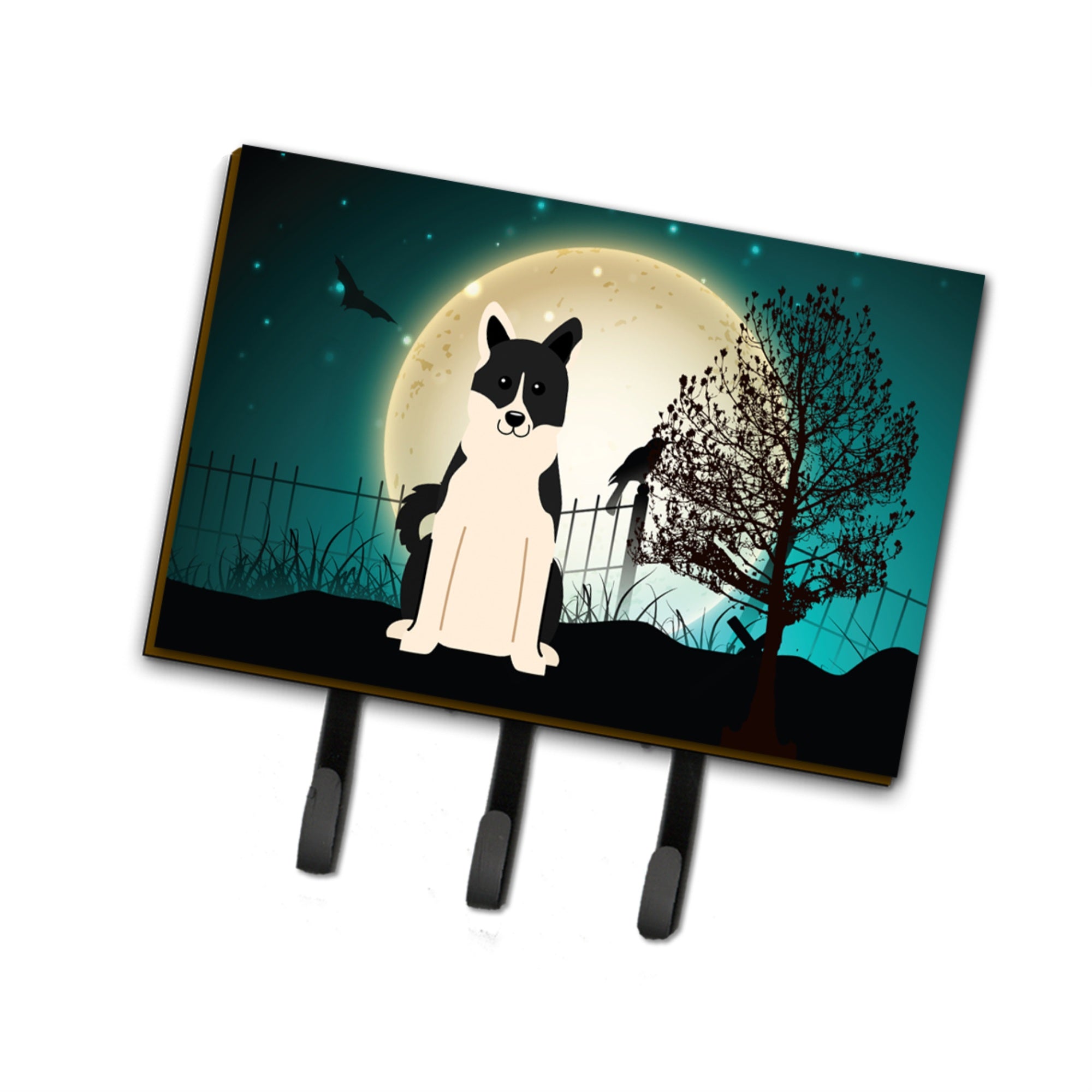 Caroline'S Treasures Halloween Scary Russo-European Laika Spitz Leash Or Key Holder Bb2219Th68, Triple