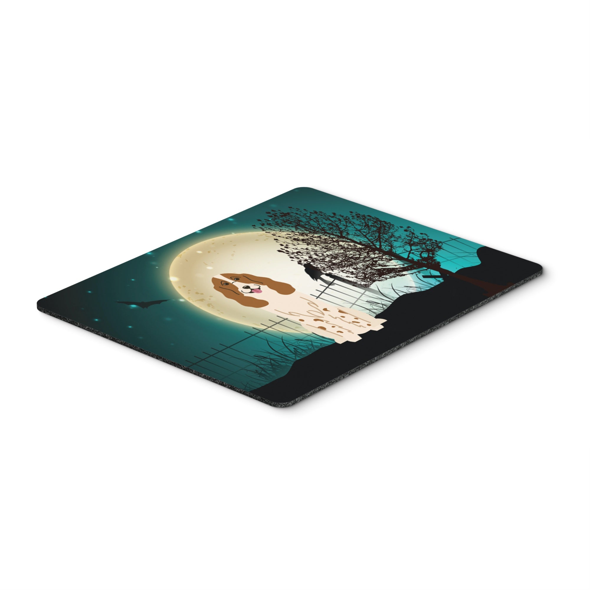 Caroline'S Treasures Halloween Scary Russian Spaniel Mouse Pad,  Multicolor, 7.75X9.25 (Bb2221Mp)