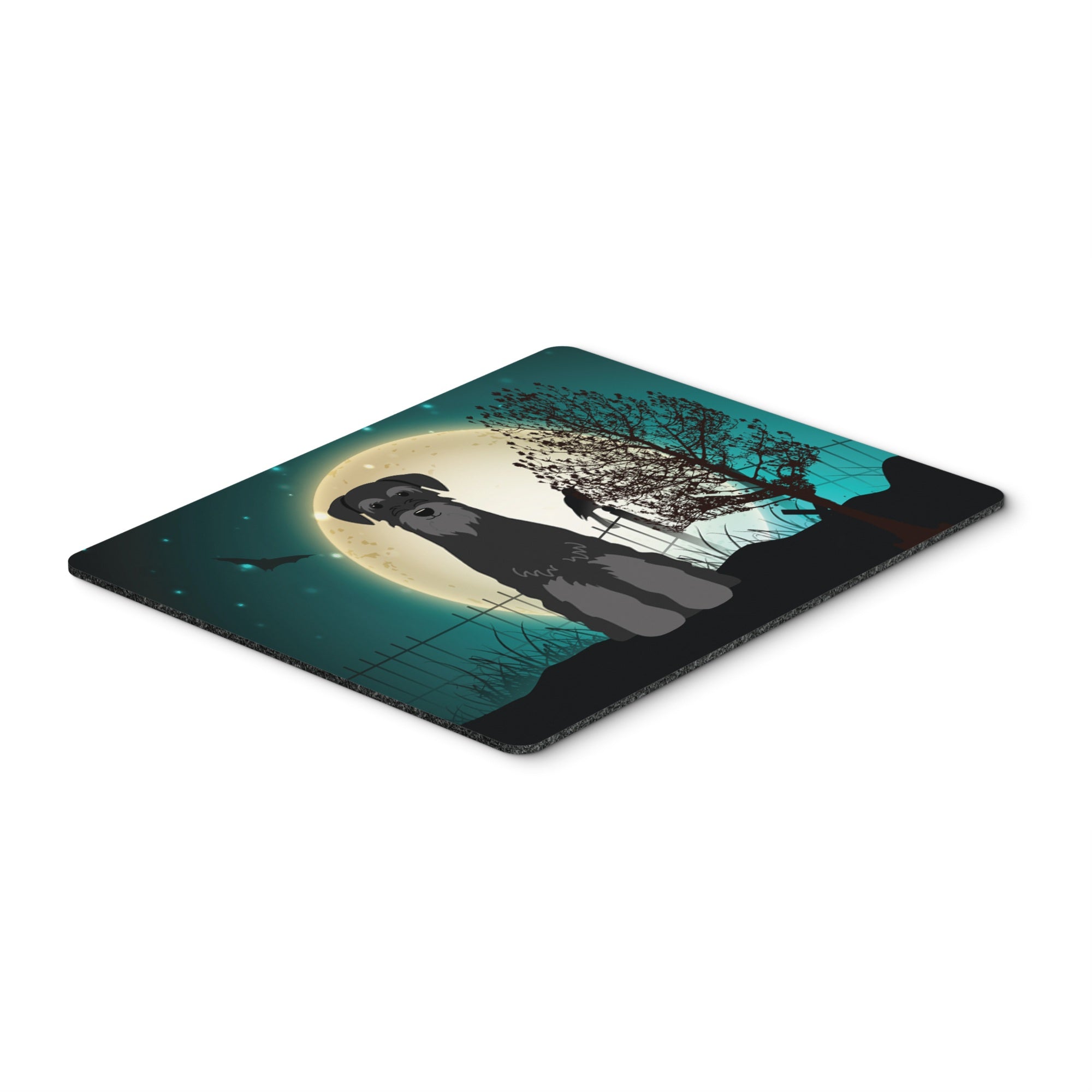 Caroline'S Treasures Halloween Scary Standard Schnauzer Black Mouse Pad,  Multicolor, 7.75X9.25 (Bb2222Mp)