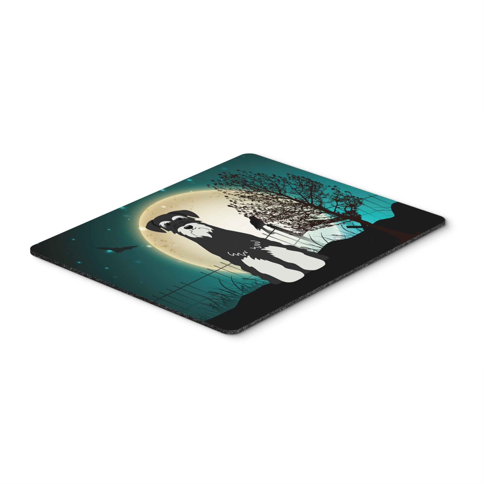 Caroline'S Treasures Halloween Standard Schnauzer Salt And Pepper Mouse Pad,  Multicolor, 7.75X9.25 (Bb2223Mp)