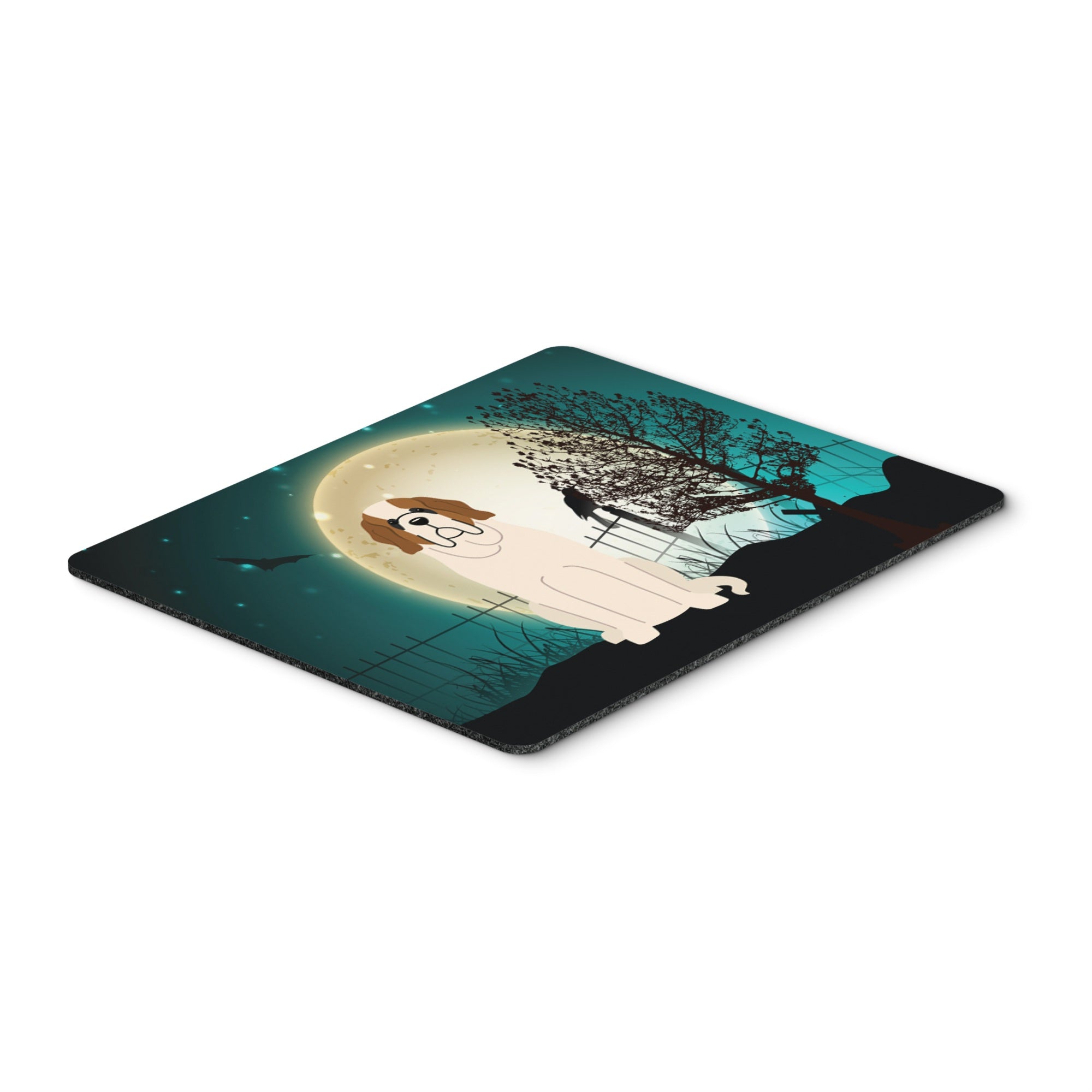 Caroline'S Treasures Halloween Scary Saint Bernard Mouse Pad,  Multicolor, 7.75X9.25 (Bb2225Mp)