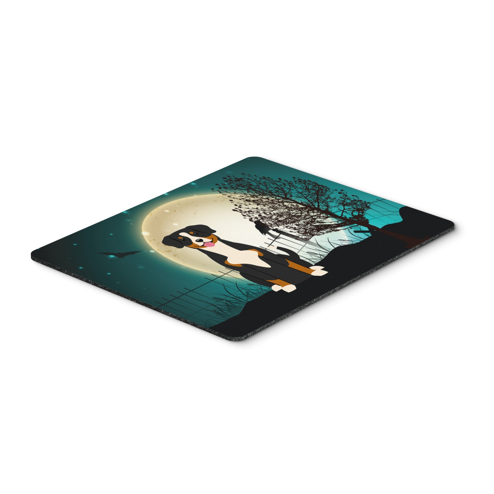 Caroline'S Treasures Halloween Scary Entlebucher Mouse Pad,  Multicolor, 7.75X9.25 (Bb2228Mp)