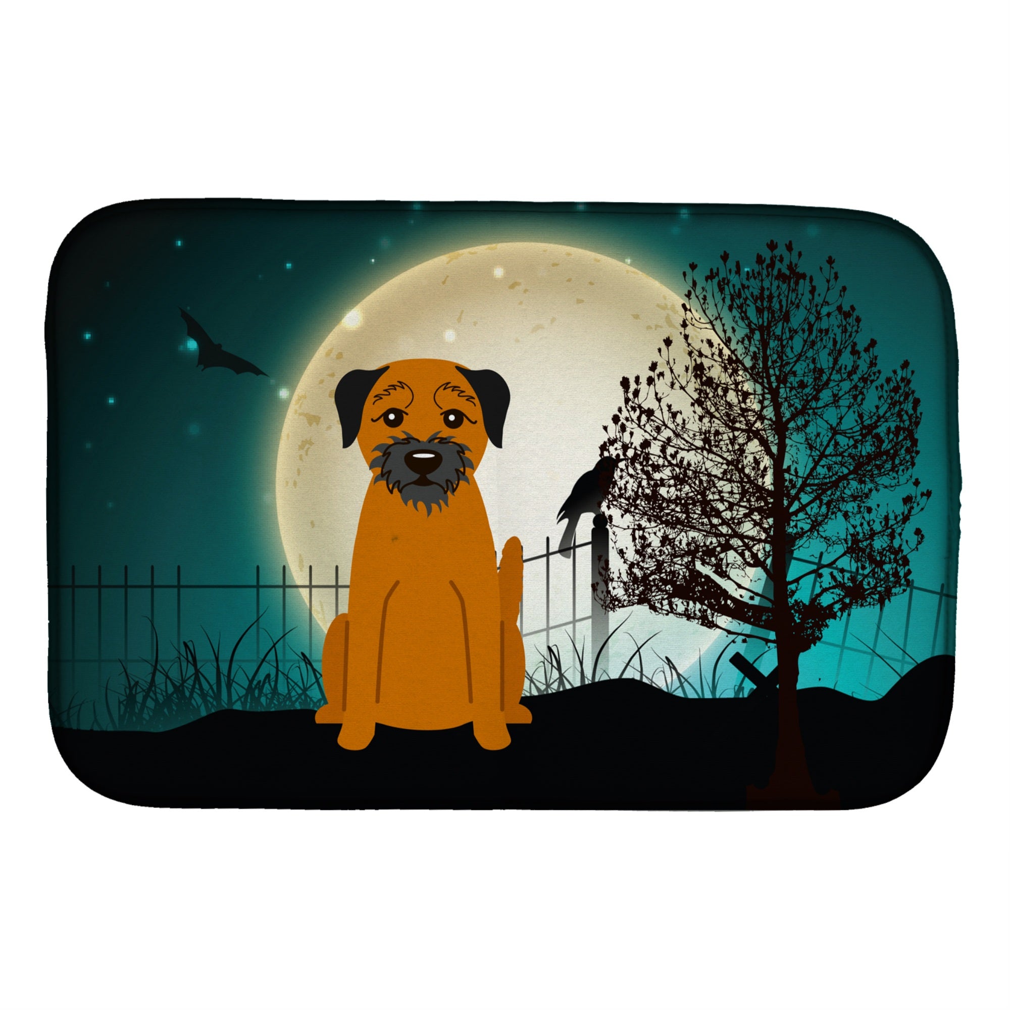 Caroline'S Treasures Bb2229Ddm Dish Drying Mat, 14 X 21, Halloween