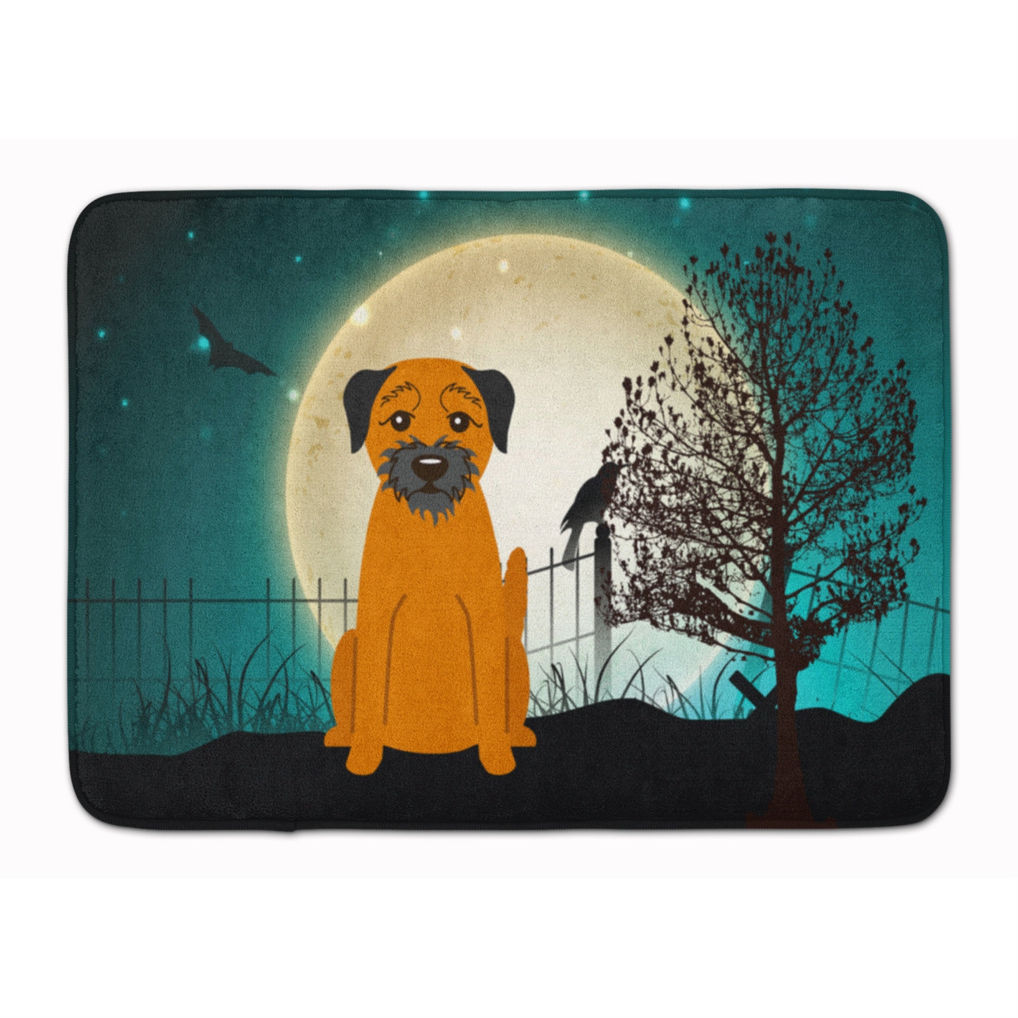 Caroline'S Treasures Halloween Scary Border Terrier, 19 X 27, Multicolor