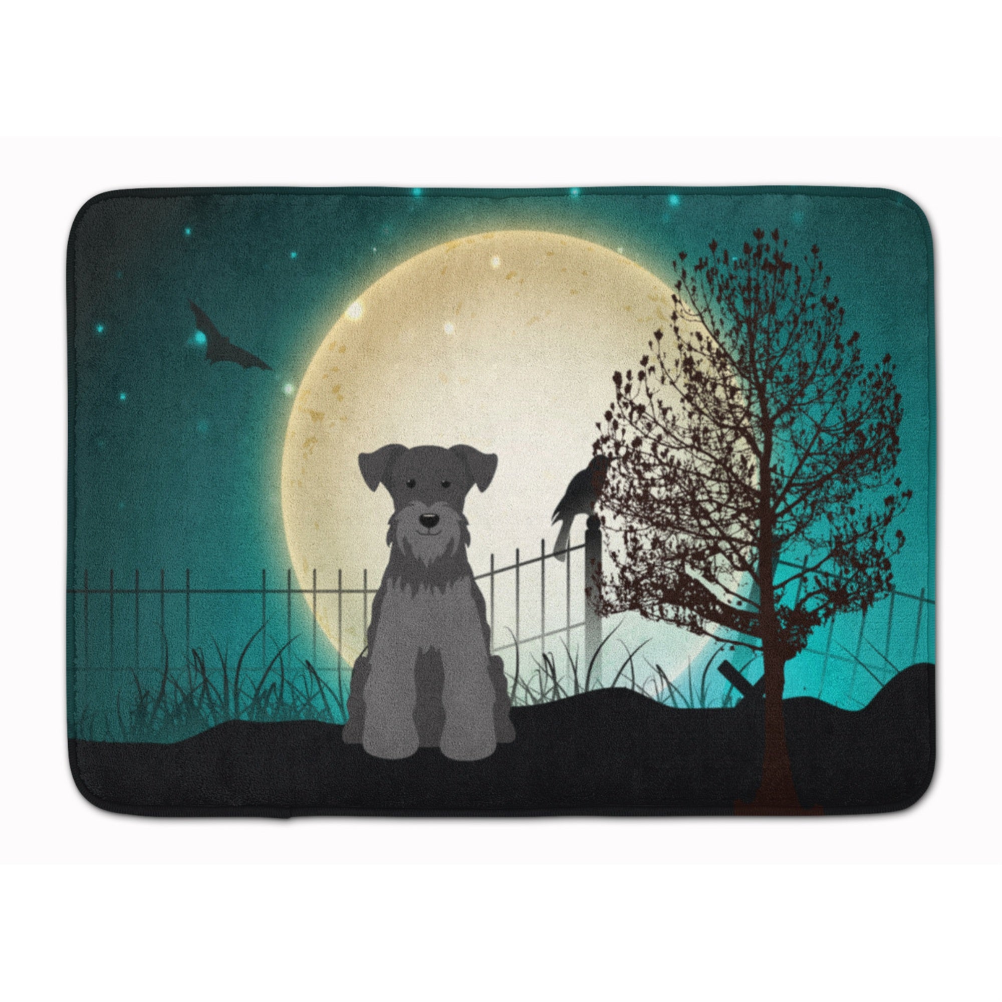 Caroline'S Treasures Halloween Miniature Schanuzer Black, 19 X 27, Multicolor