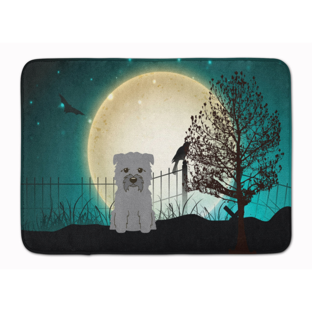 Caroline'S Treasures Halloween Scary Glen Of Imal Grey Floor Mat, 19 X 27, Multicolor