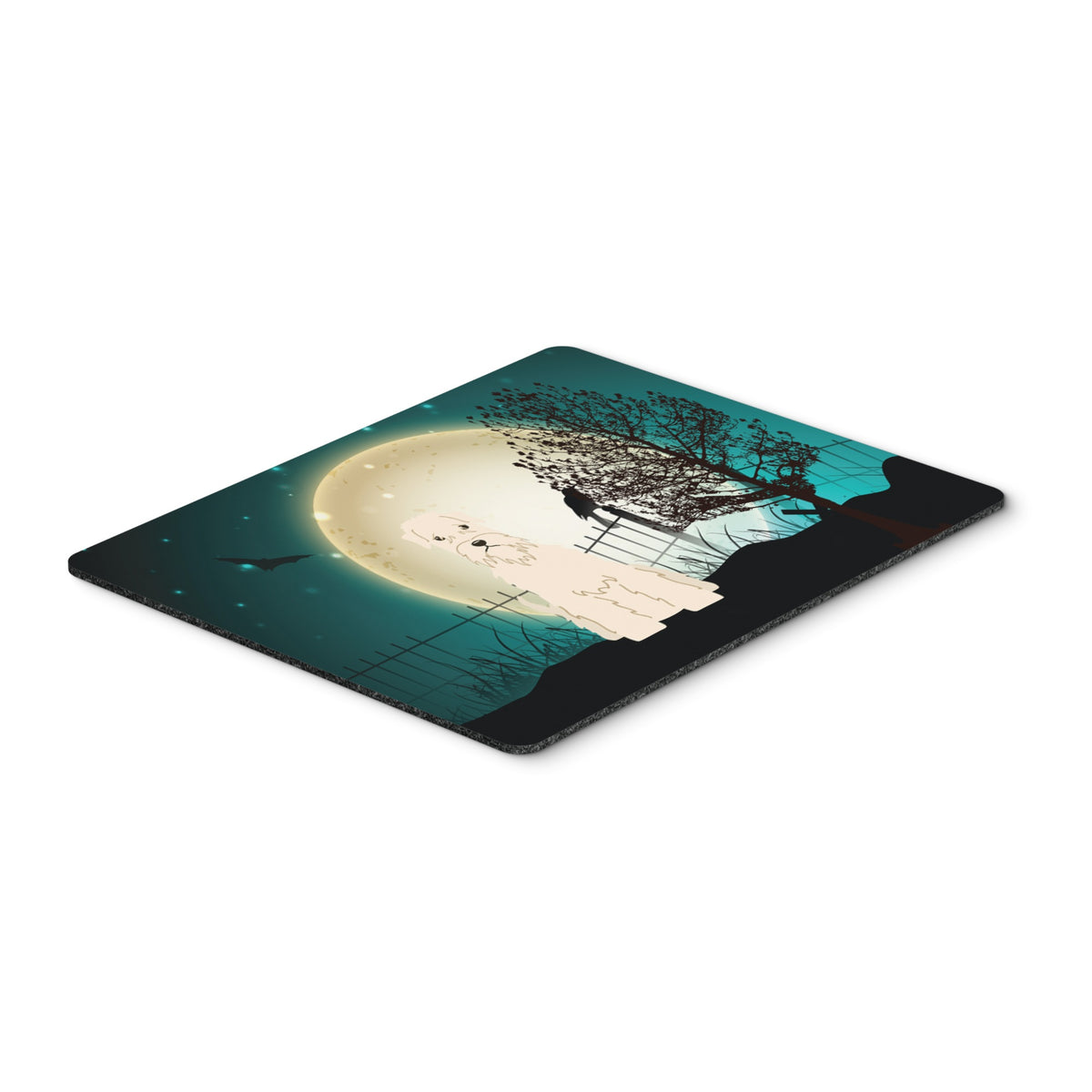 Caroline'S Treasures Halloween Scary Soft Coated Wheaten Terrier Mouse Pad,  Multicolor, 7.75X9.25 (Bb2251Mp)