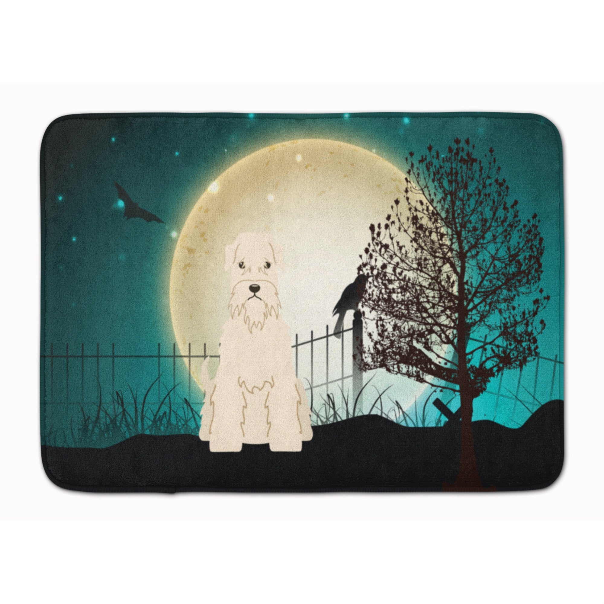 Caroline'S Treasures Halloween Soft Coated Wheaten Terrier Floor Mat, 19 X 27, Multicolor