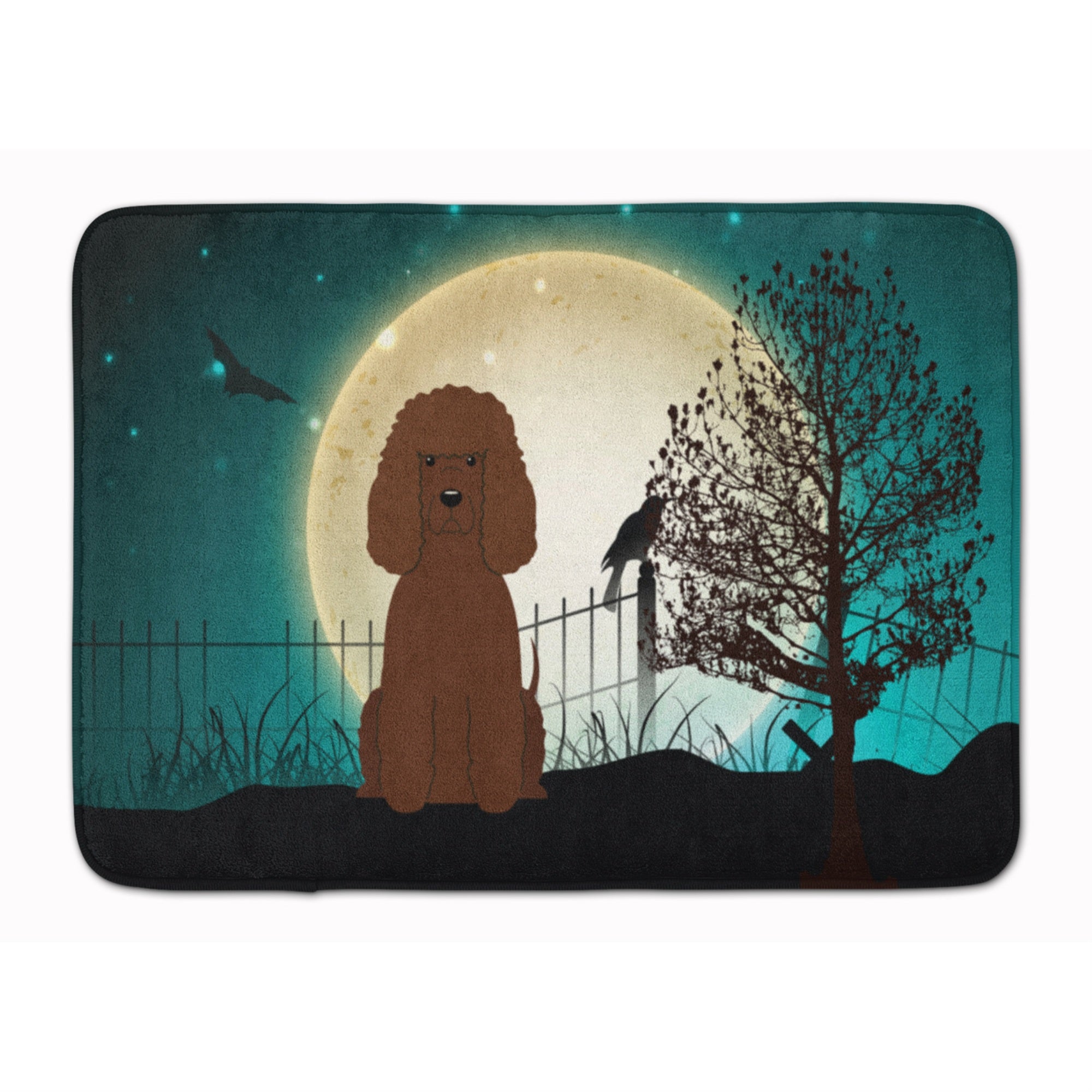 Caroline'S Treasures Halloween Scary Irish Water Spaniel, 19 X 27, Multicolor