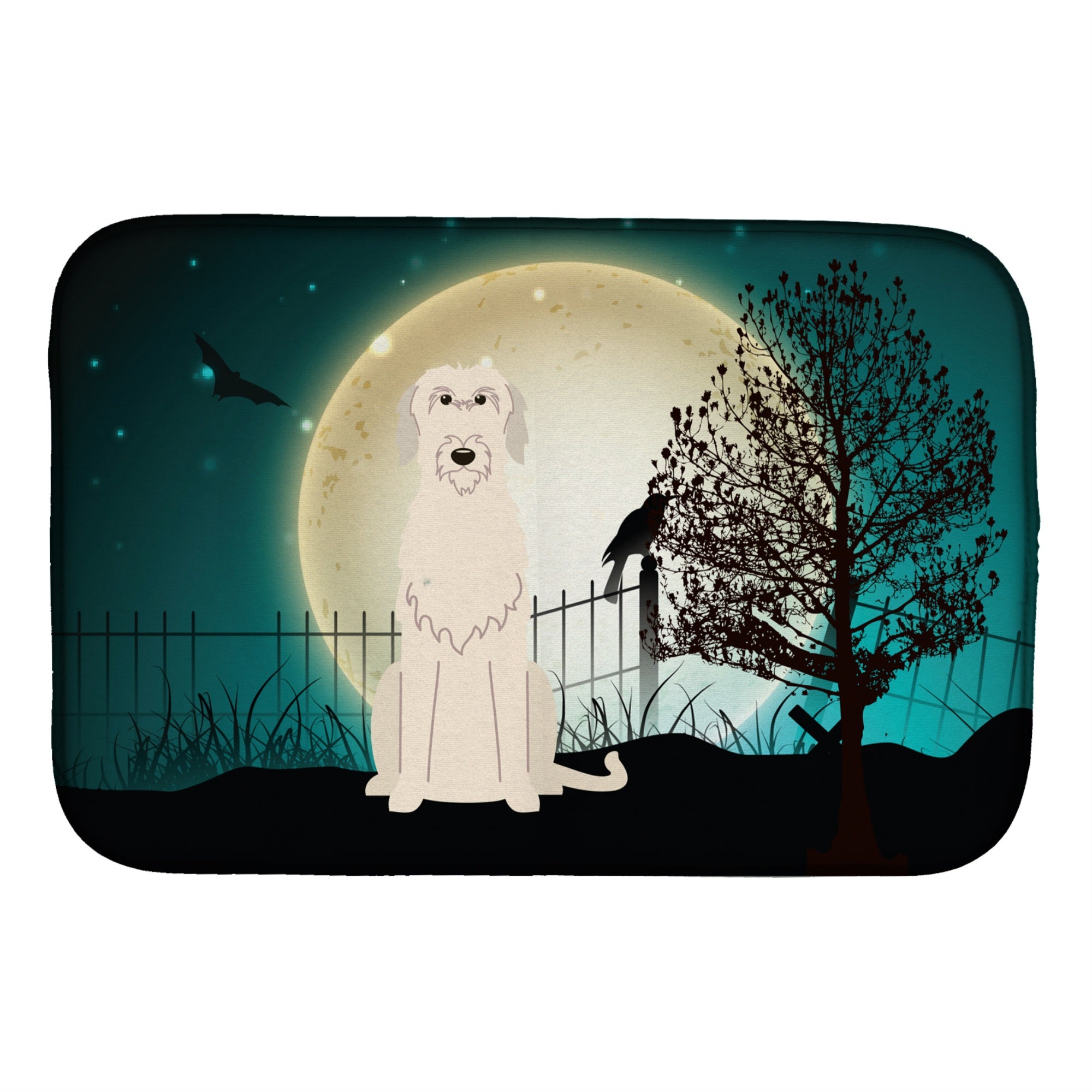 Caroline'S Treasures Bb2255Ddm Dish Drying Mat, 14 X 21, Halloween