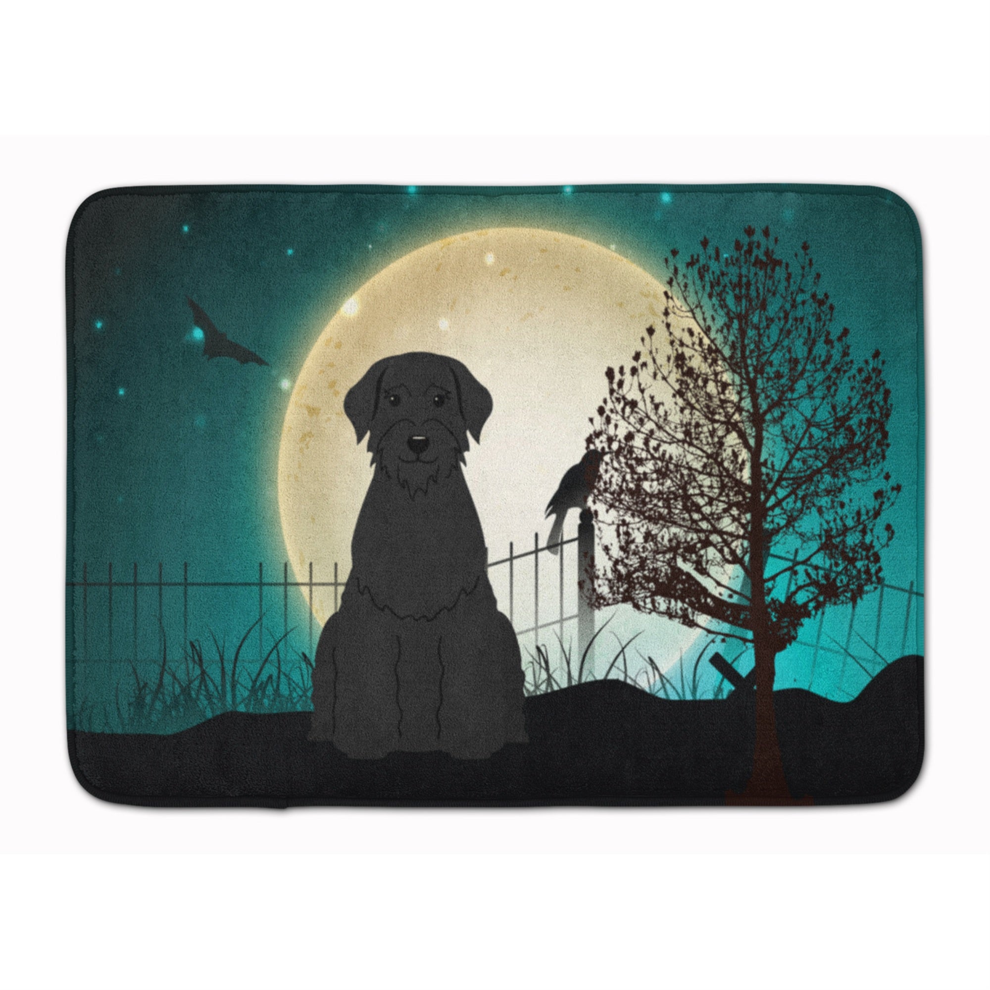 Caroline'S Treasures Halloween Scary Giant Schnauzer Floor Mat, 19 X 27, Multicolor