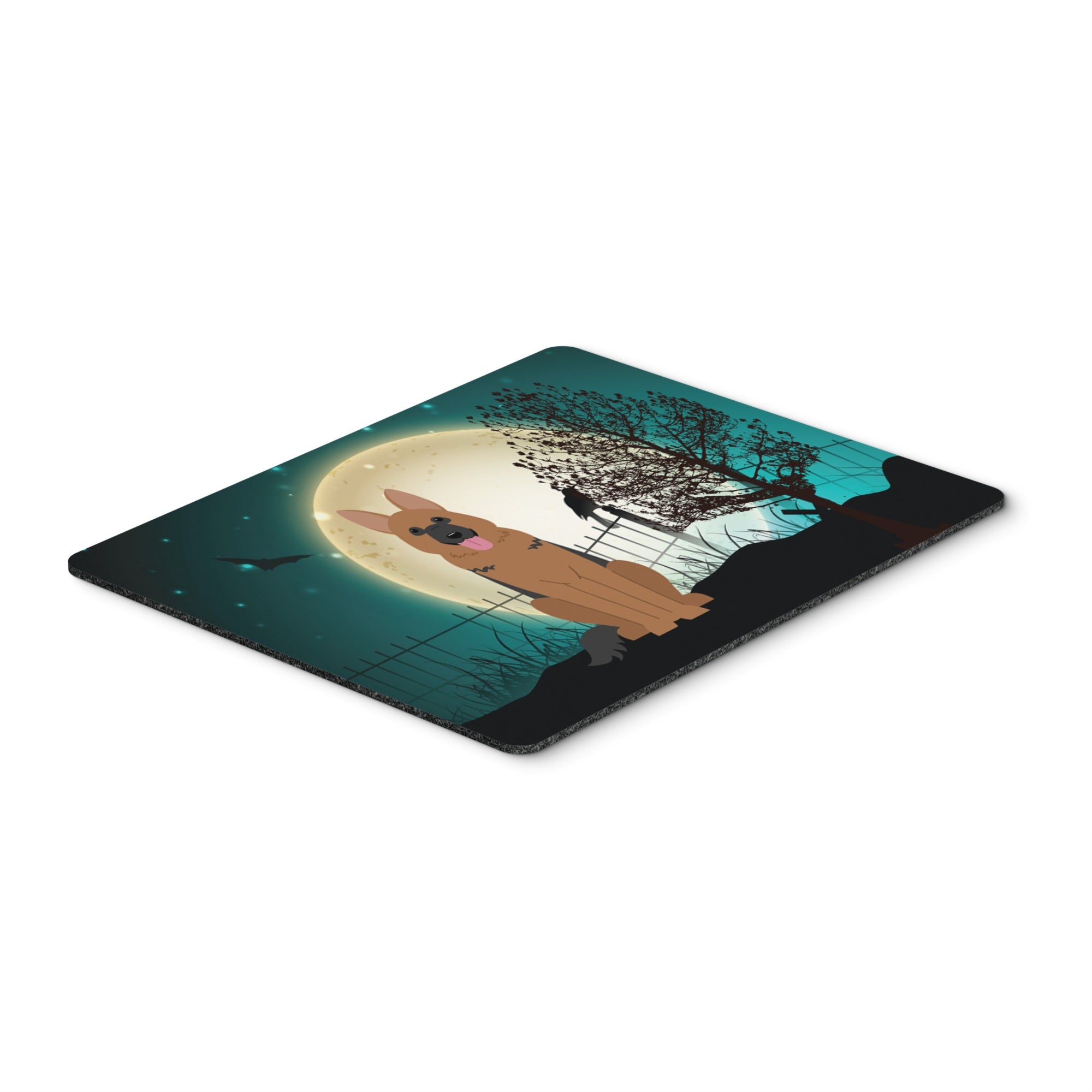 Caroline'S Treasures Halloween Scary German Shepherd Mouse Pad,  Multicolor, 7.75X9.25 (Bb2257Mp)