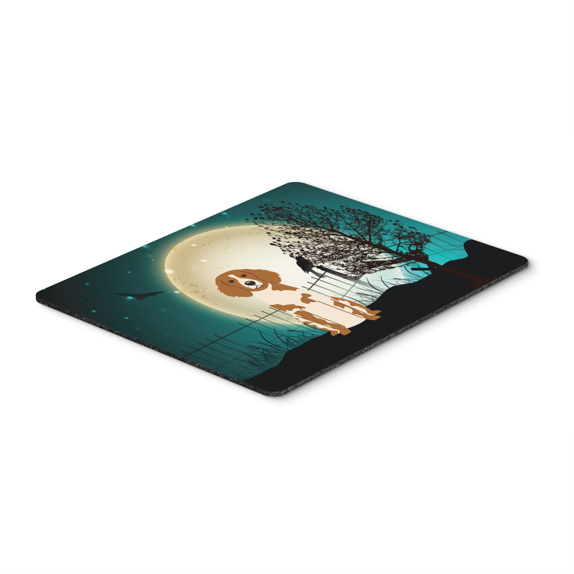 Caroline'S Treasures Halloween Scary Brittany Spaniel Mouse Pad,  Multicolor, 7.75X9.25 (Bb2262Mp)