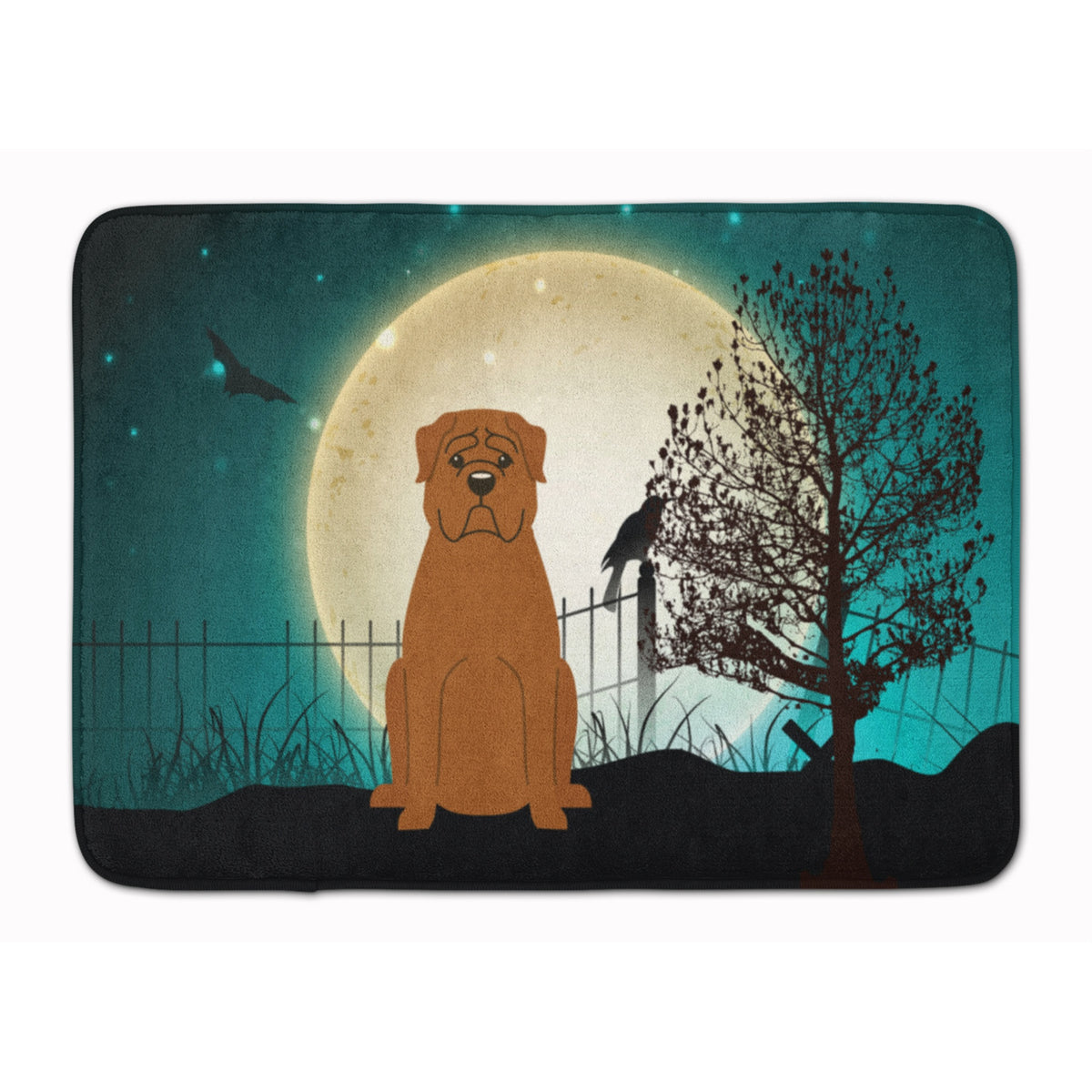 Caroline'S Treasures Halloween Scary Dogue De Bourdeaux, 19 X 27, Multicolor