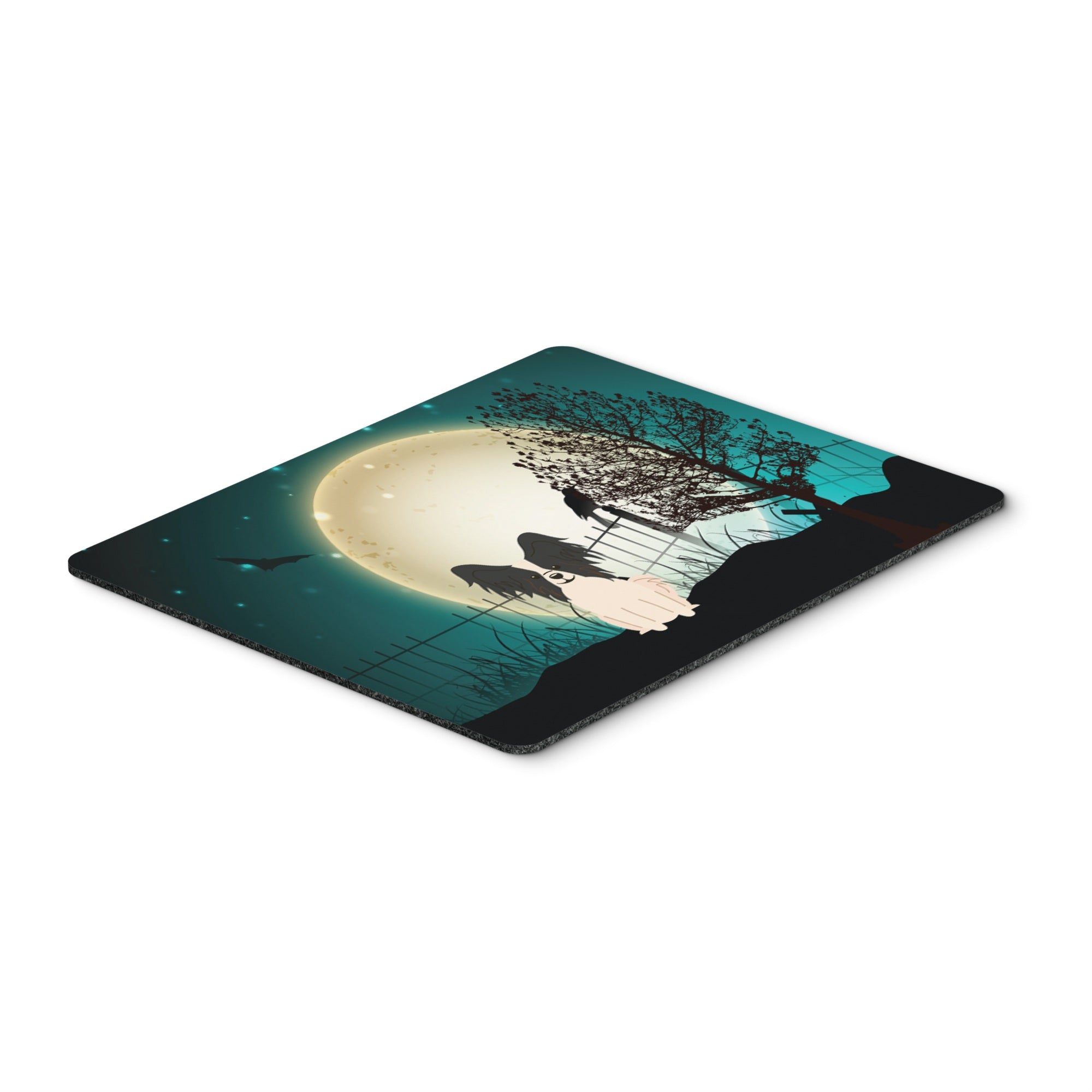 Caroline'S Treasures Halloween Scary Papillon Black White Mouse Pad,  Multicolor, 7.75X9.25 (Bb2266Mp)