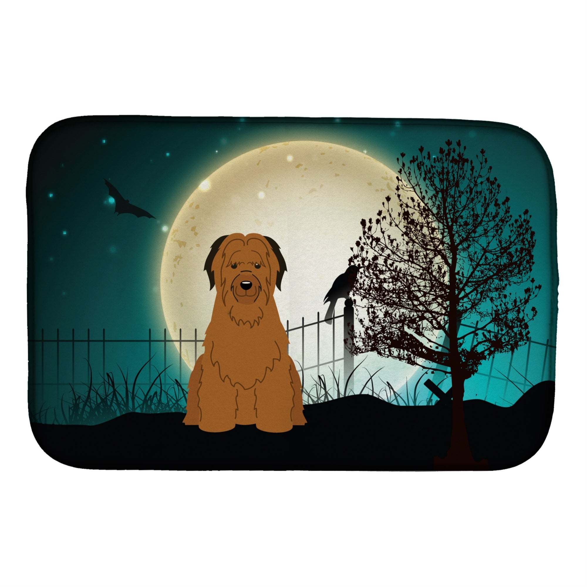 Caroline'S Treasures Bb2272Ddm Dish Drying Mat, 14 X 21, Halloween