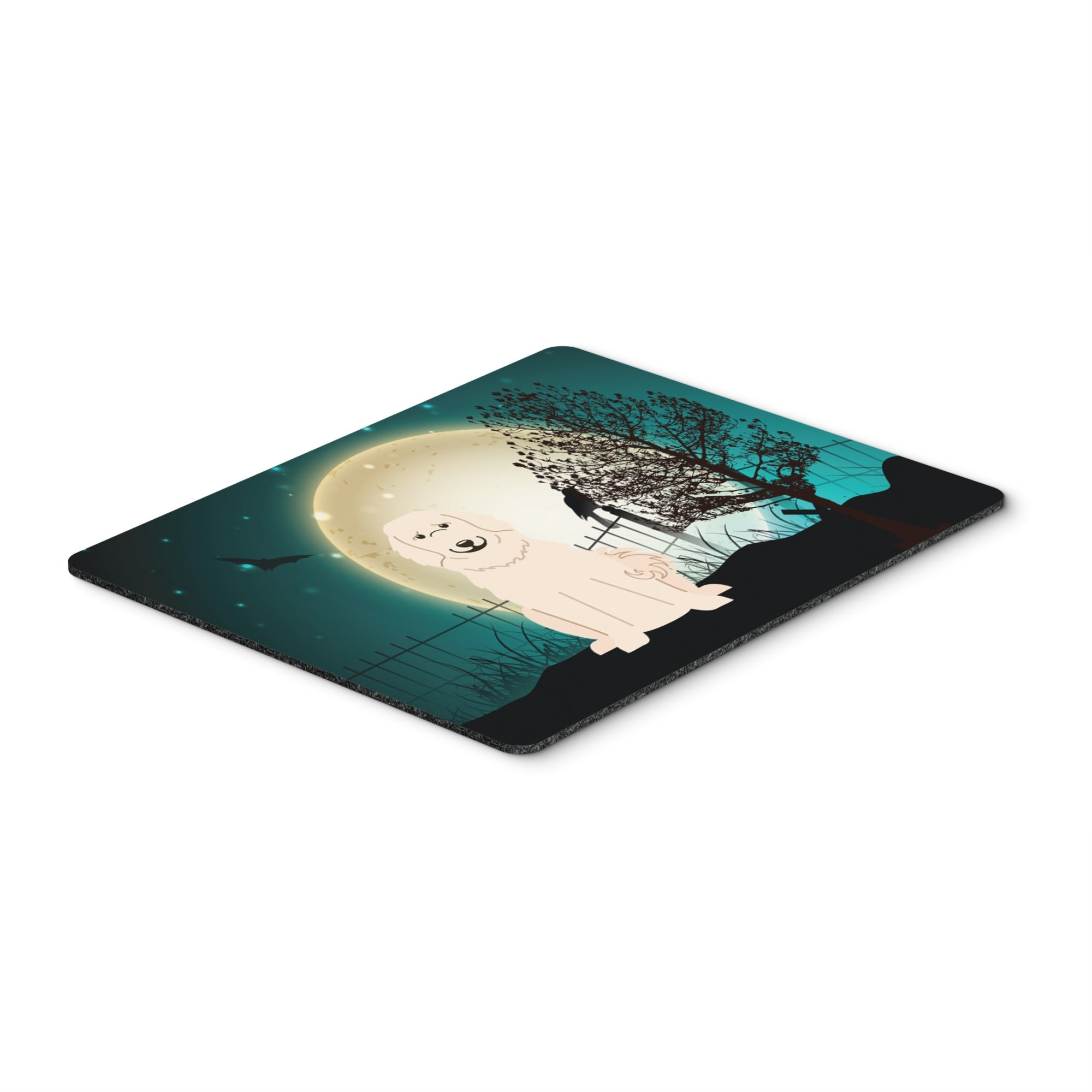 Caroline'S Treasures Halloween Scary Great Pyrenees Mouse Pad,  Multicolor, 7.75X9.25 (Bb2273Mp)