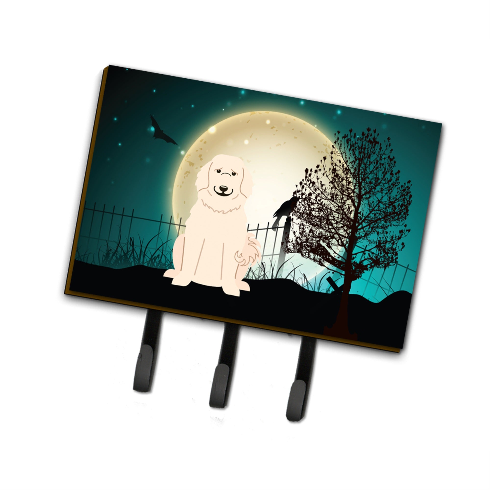 Caroline'S Treasures Halloween Scary Pyrenese Leash Or Key Holder Bb2273Th68, Triple