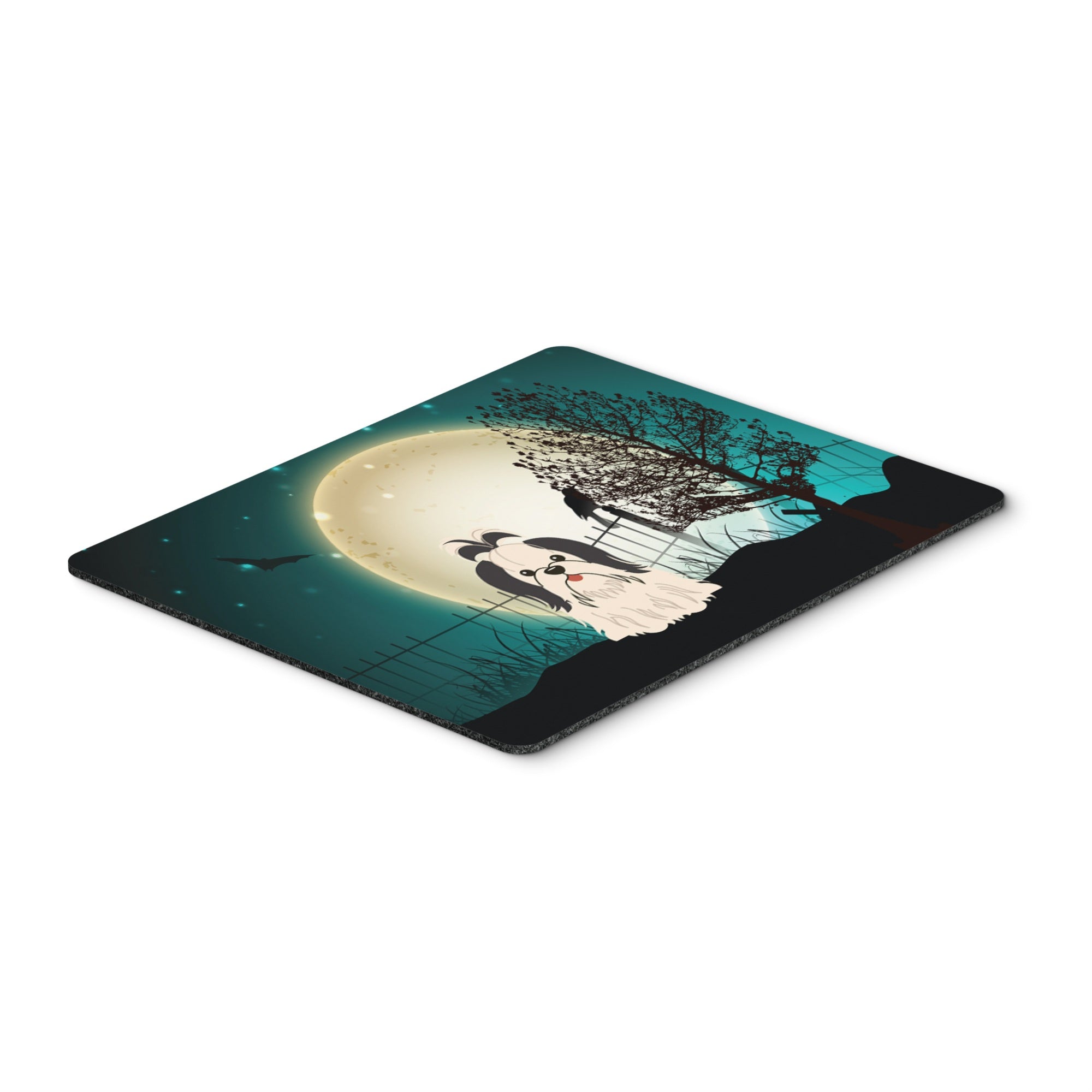 Caroline'S Treasures Halloween Scary Shih Tzu Black White Mouse Pad,  Multicolor, 7.75X9.25 (Bb2278Mp)
