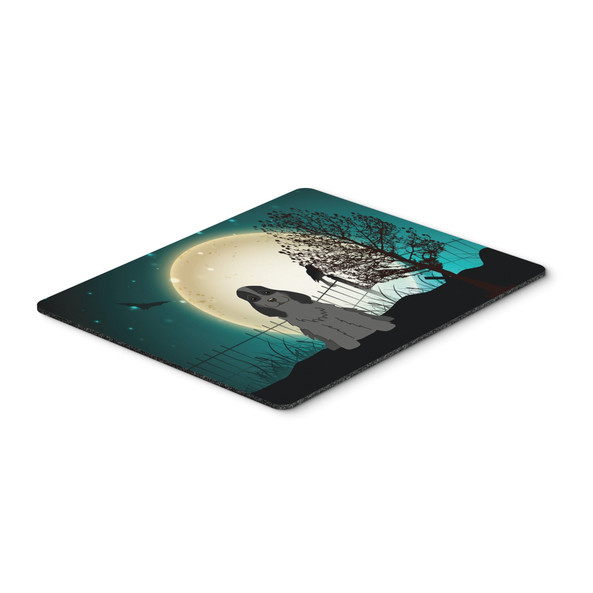Caroline'S Treasures Halloween Scary Cocker Spaniel Black Mouse Pad,  Multicolor, 7.75X9.25 (Bb2282Mp)