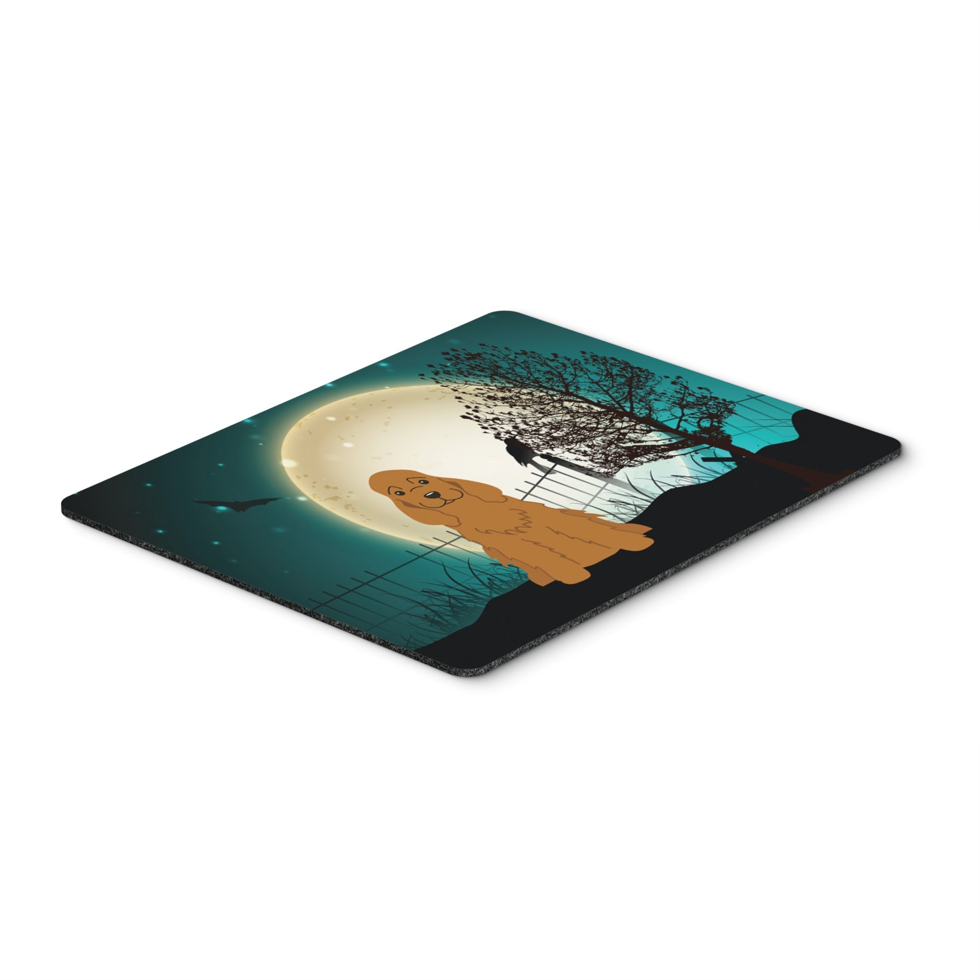 Caroline'S Treasures Halloween Scary Cocker Spaniel Red Mouse Pad,  Multicolor, 7.75X9.25 (Bb2285Mp)