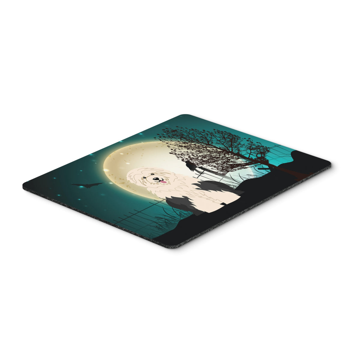 Caroline'S Treasures Halloween Scary Old English Sheepdog Mouse Pad,  Multicolor, 7.75X9.25 (Bb2286Mp)