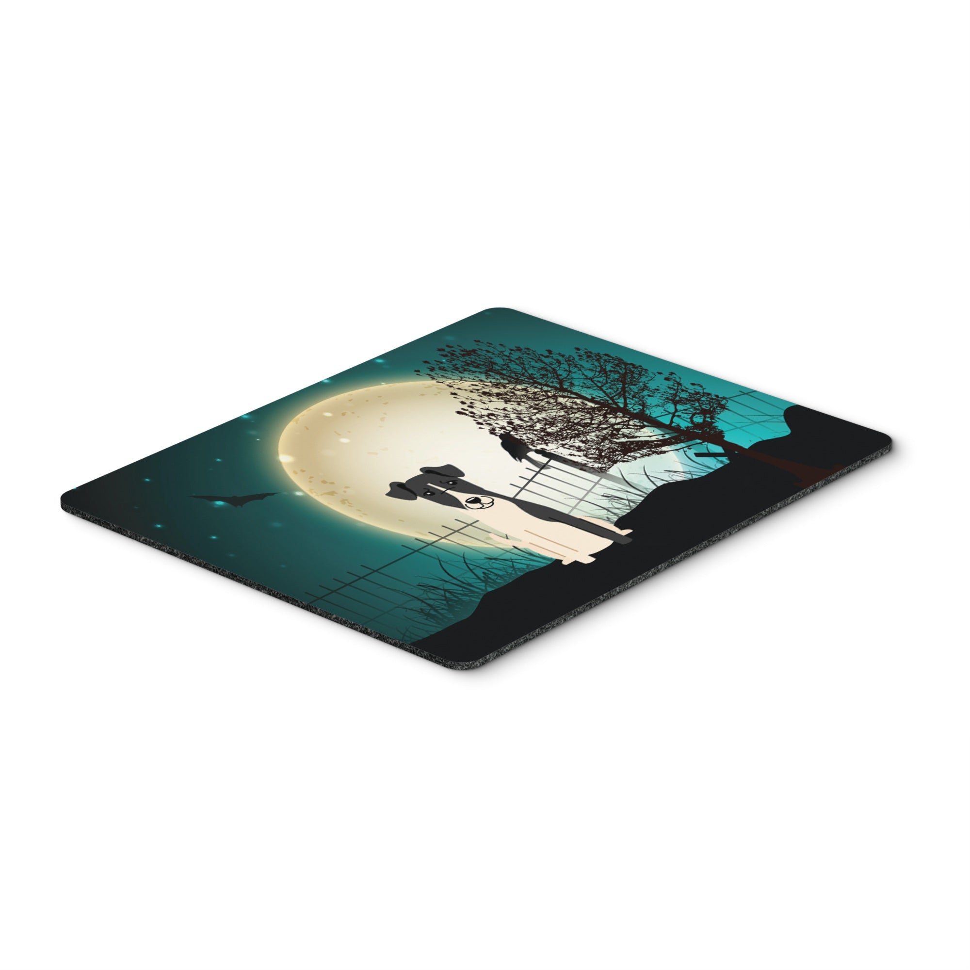Caroline'S Treasures Halloween Scary Smooth Fox Terrier Mouse Pad,  Multicolor, 7.75X9.25 (Bb2288Mp)