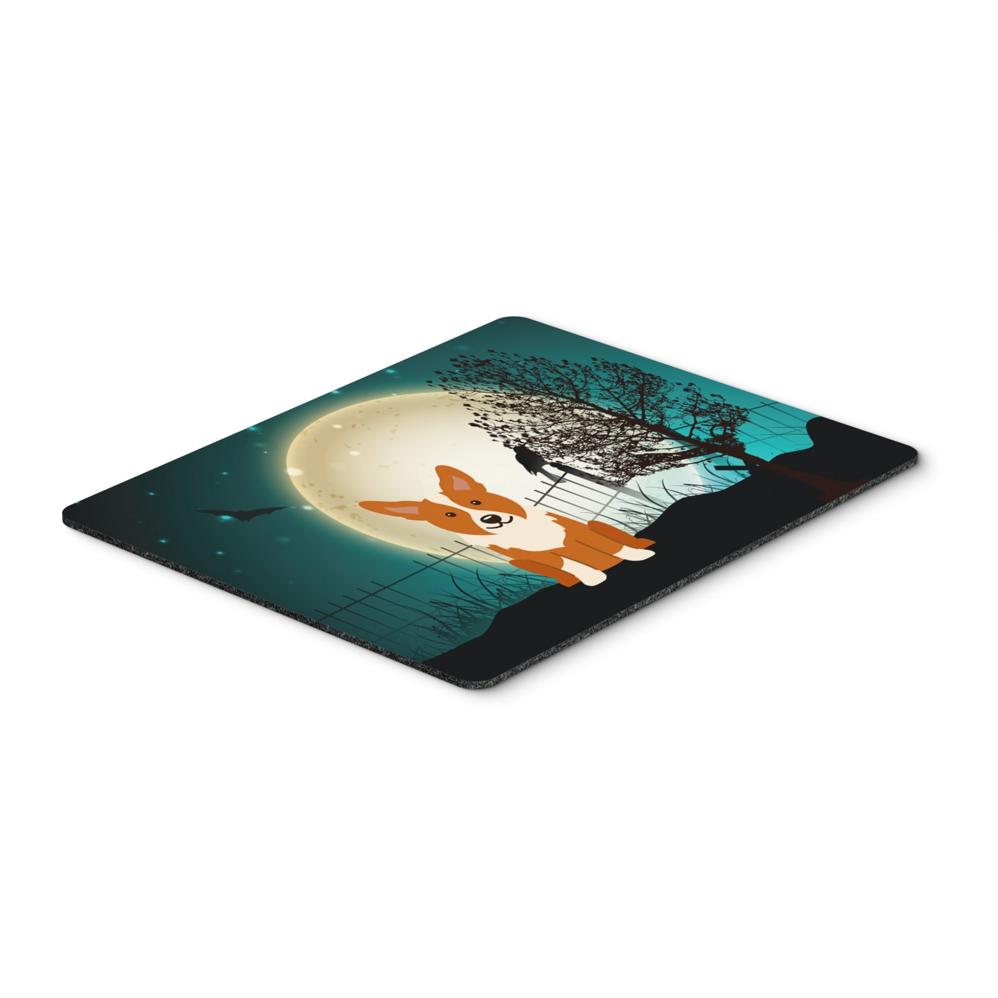 Caroline'S Treasures Halloween Scary Corgi Mouse Pad, Hot Pad Or Trivet , Multicolor, 7.75X9.25 (Bb2290Mp)
