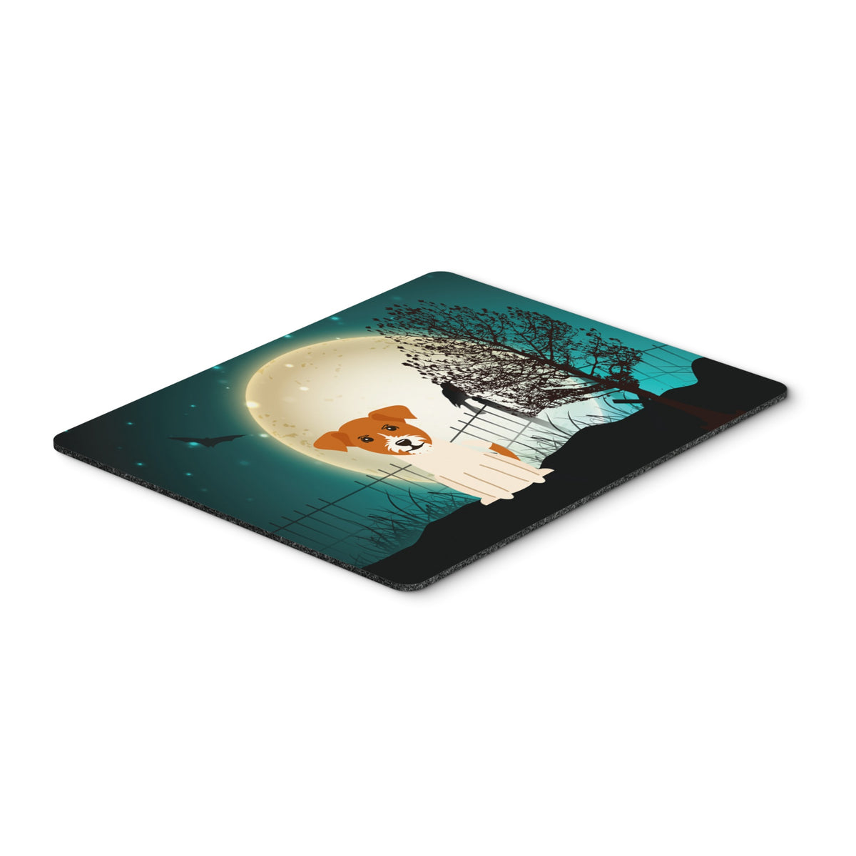 Caroline'S Treasures Halloween Scary Jack Russell Terrier Mouse Pad,  Multicolor, 7.75X9.25 (Bb2298Mp)