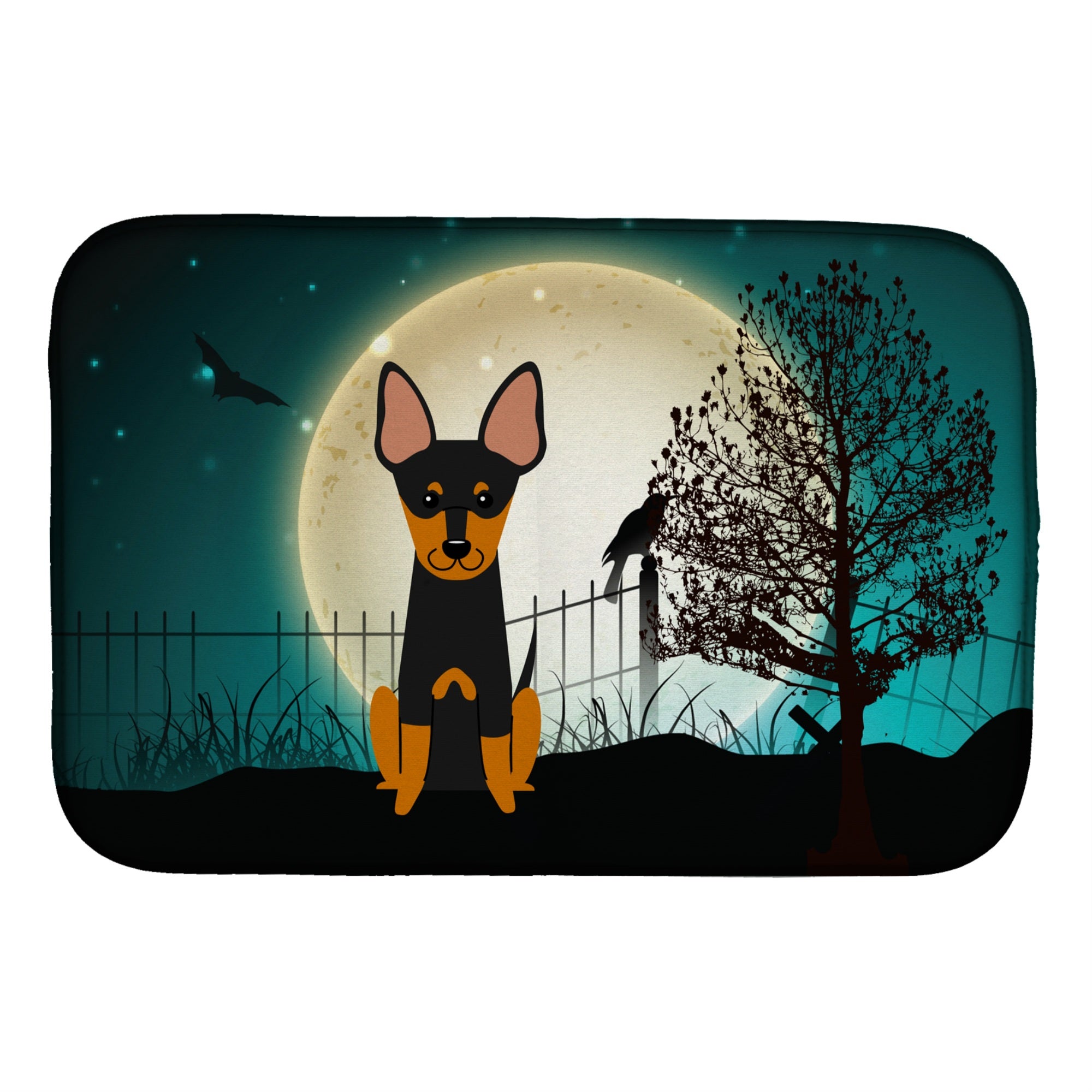 Caroline'S Treasures Bb2299Ddm Dish Drying Mat, 14 X 21, Halloween