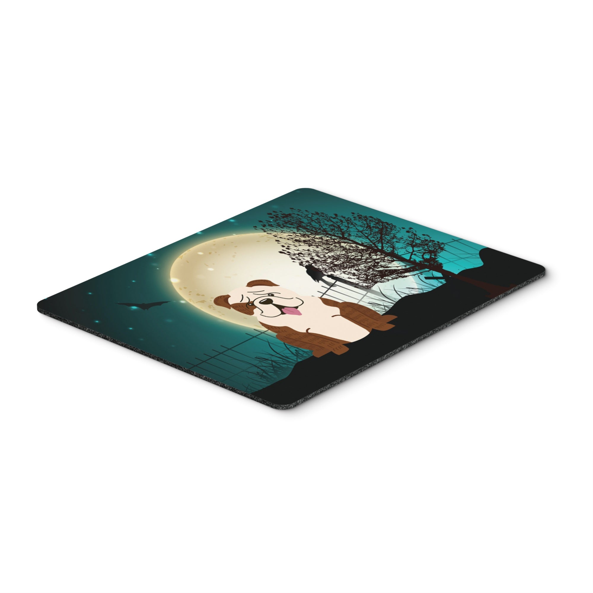 Caroline'S Treasures Halloween English Bulldog Brindle White Mouse Pad,  Multicolor, 7.75X9.25 (Bb2311Mp)