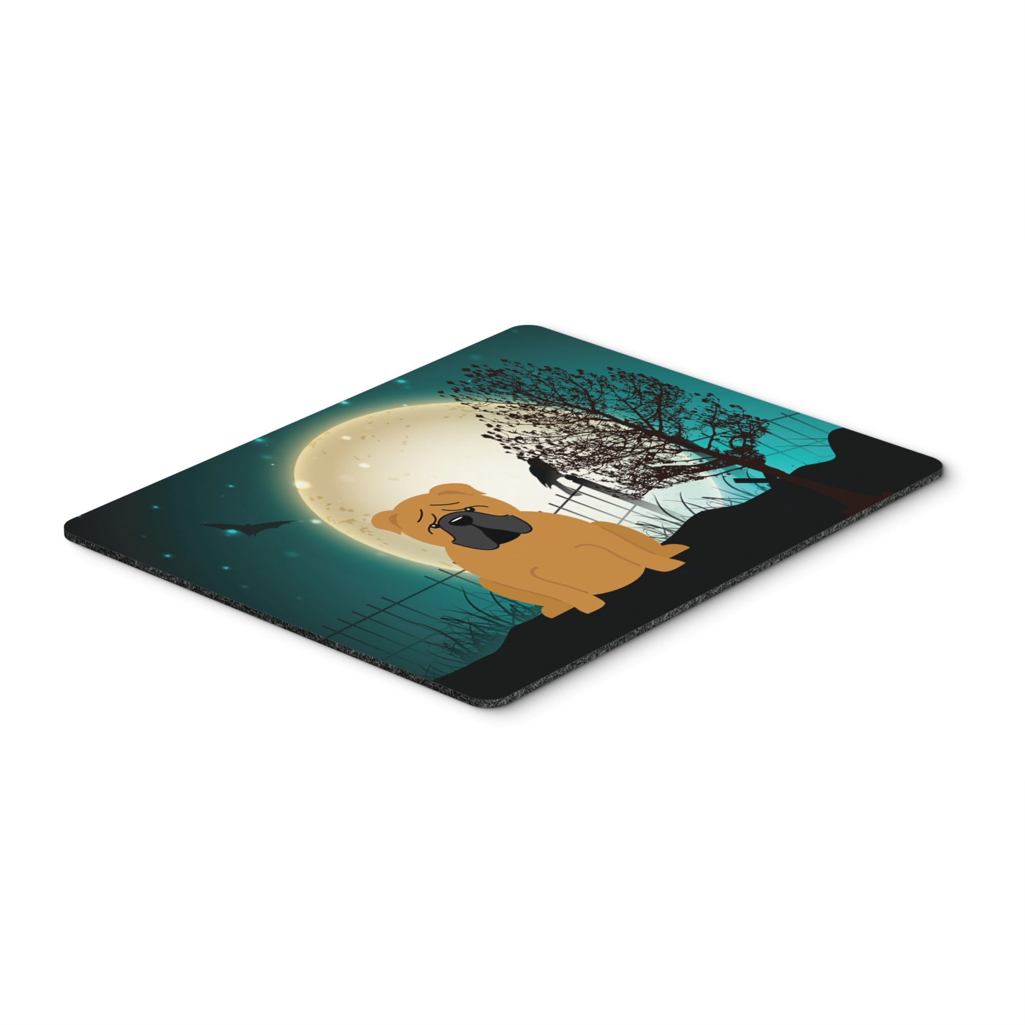 Caroline'S Treasures Halloween Scary English Bulldog Red Mouse Pad,  Multicolor, 7.75X9.25 (Bb2312Mp)